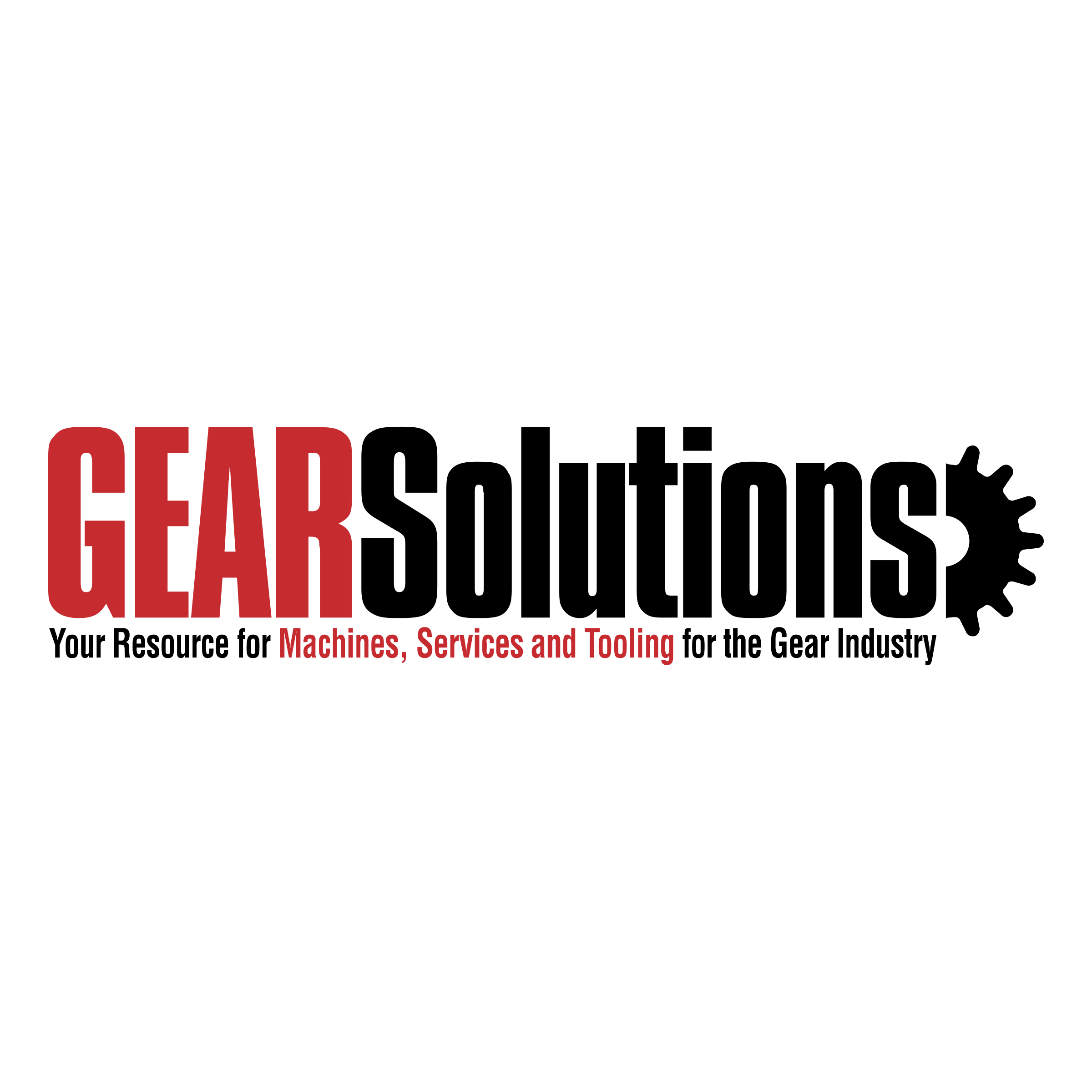 Gear Solutions Logo PNG Transparent & SVG Vector Freebie Supply