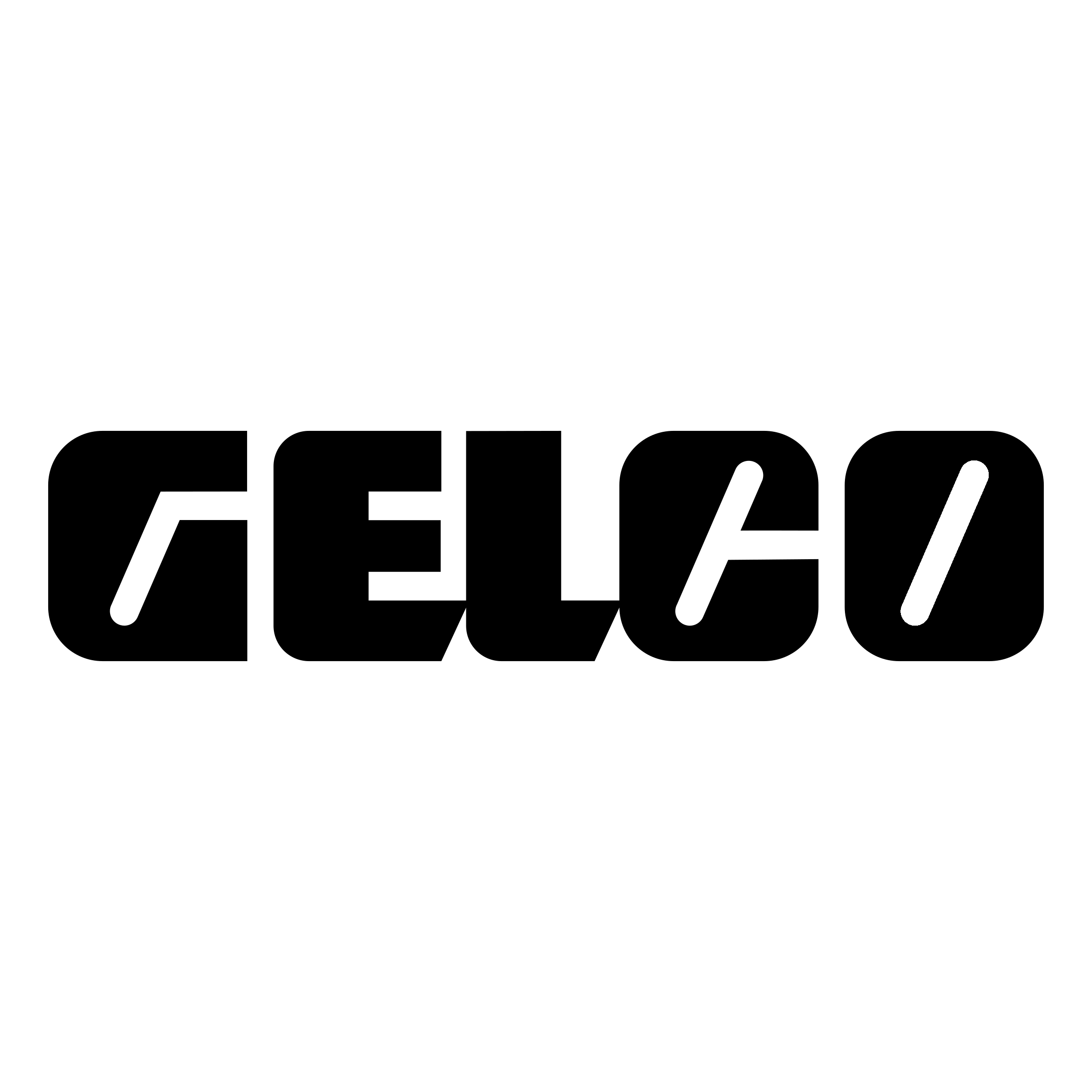Gelco Logo black and white