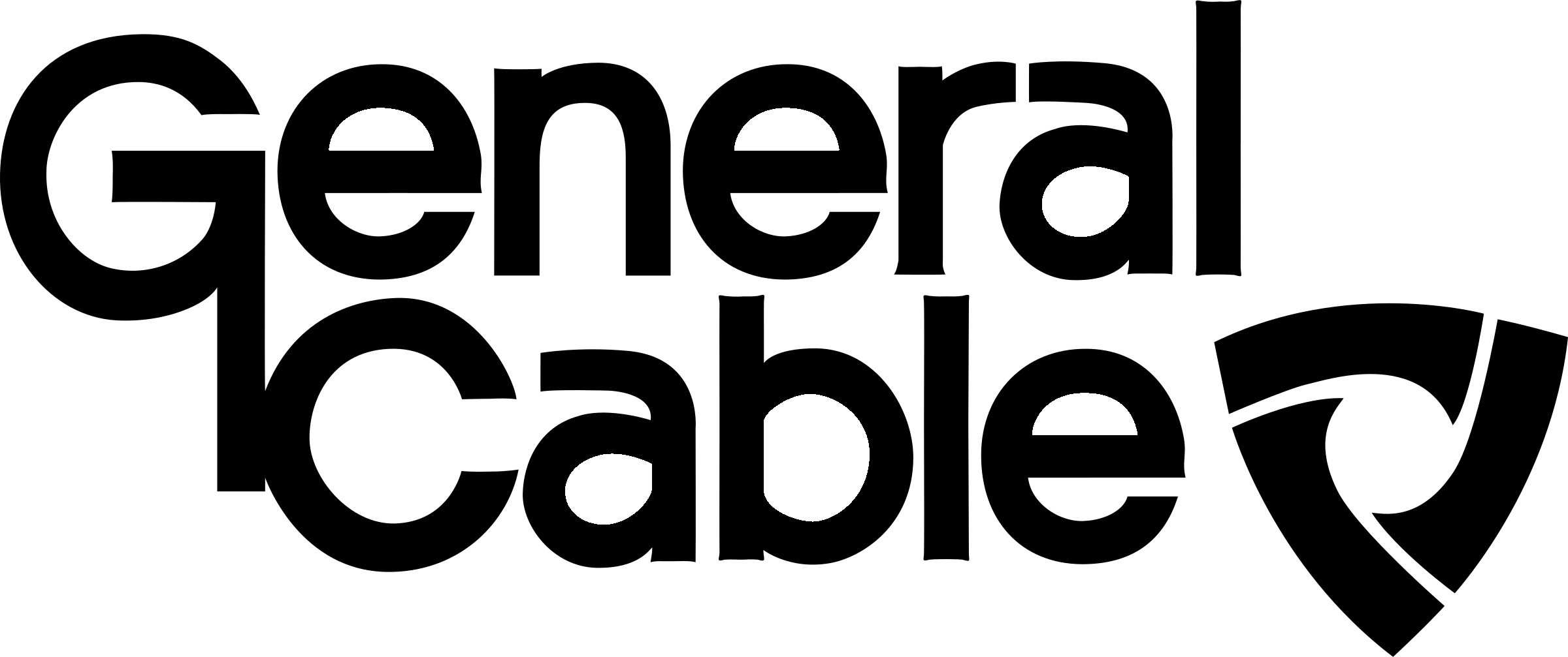 General Cable Logo black and white