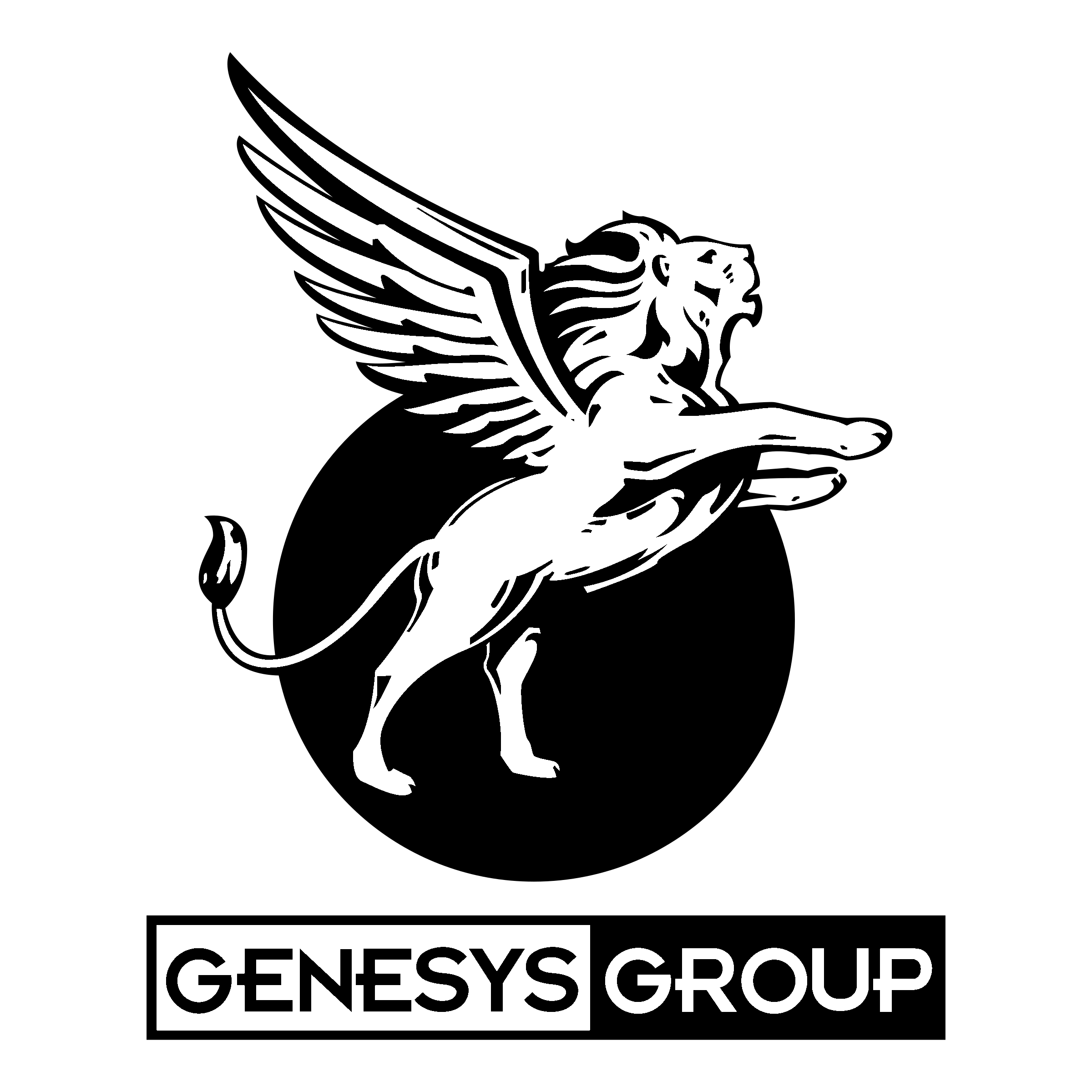 Genesys Group Logo black and white