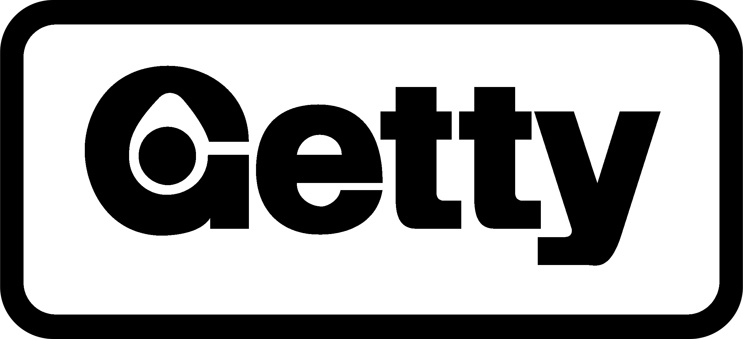 GETTY Logo black and white