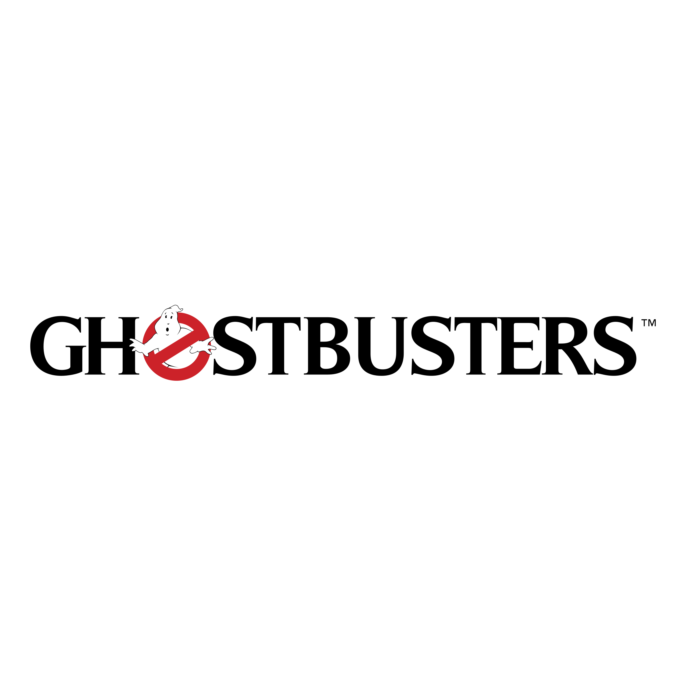 Ghostbusters Logo Black And White