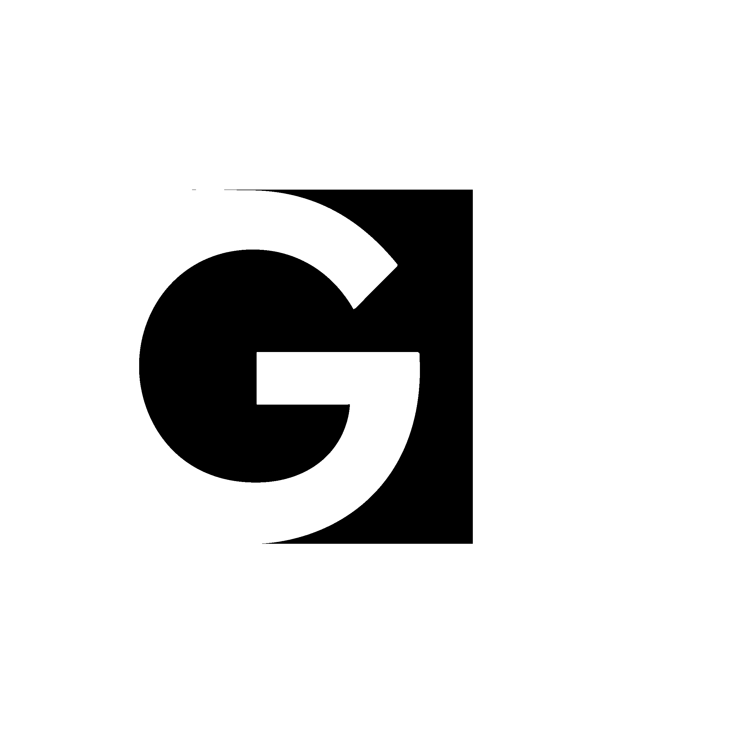 GI Logo black and white