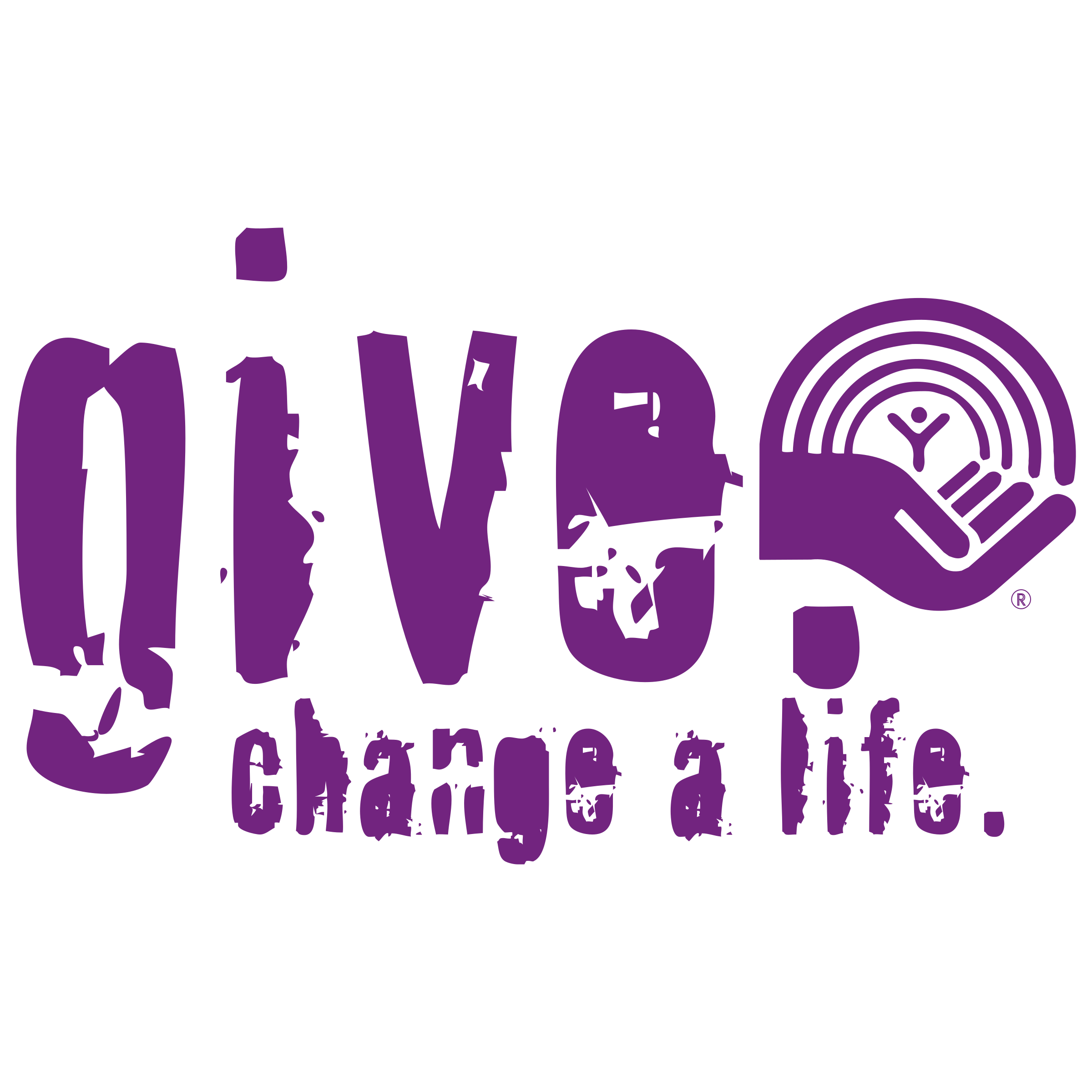 Give Change a Life Logo png transparent