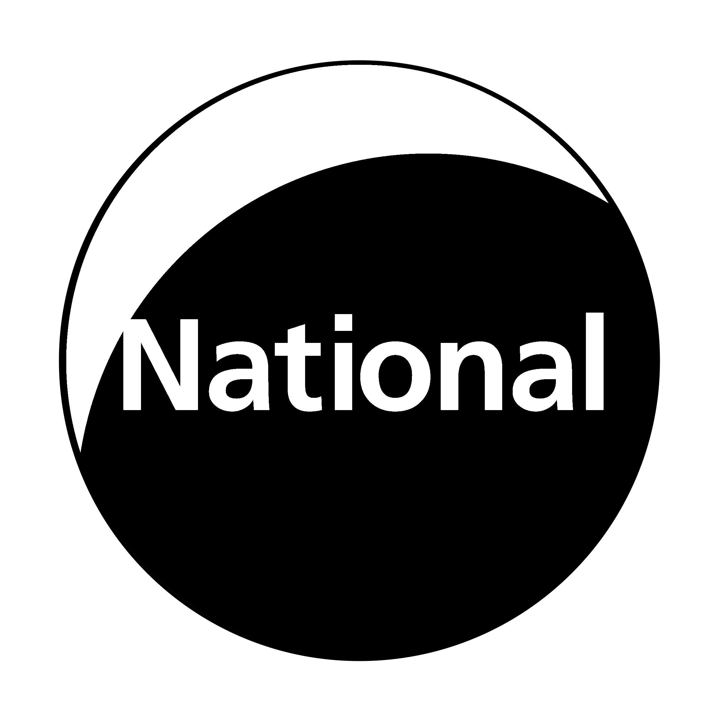 Global National Logo black and white
