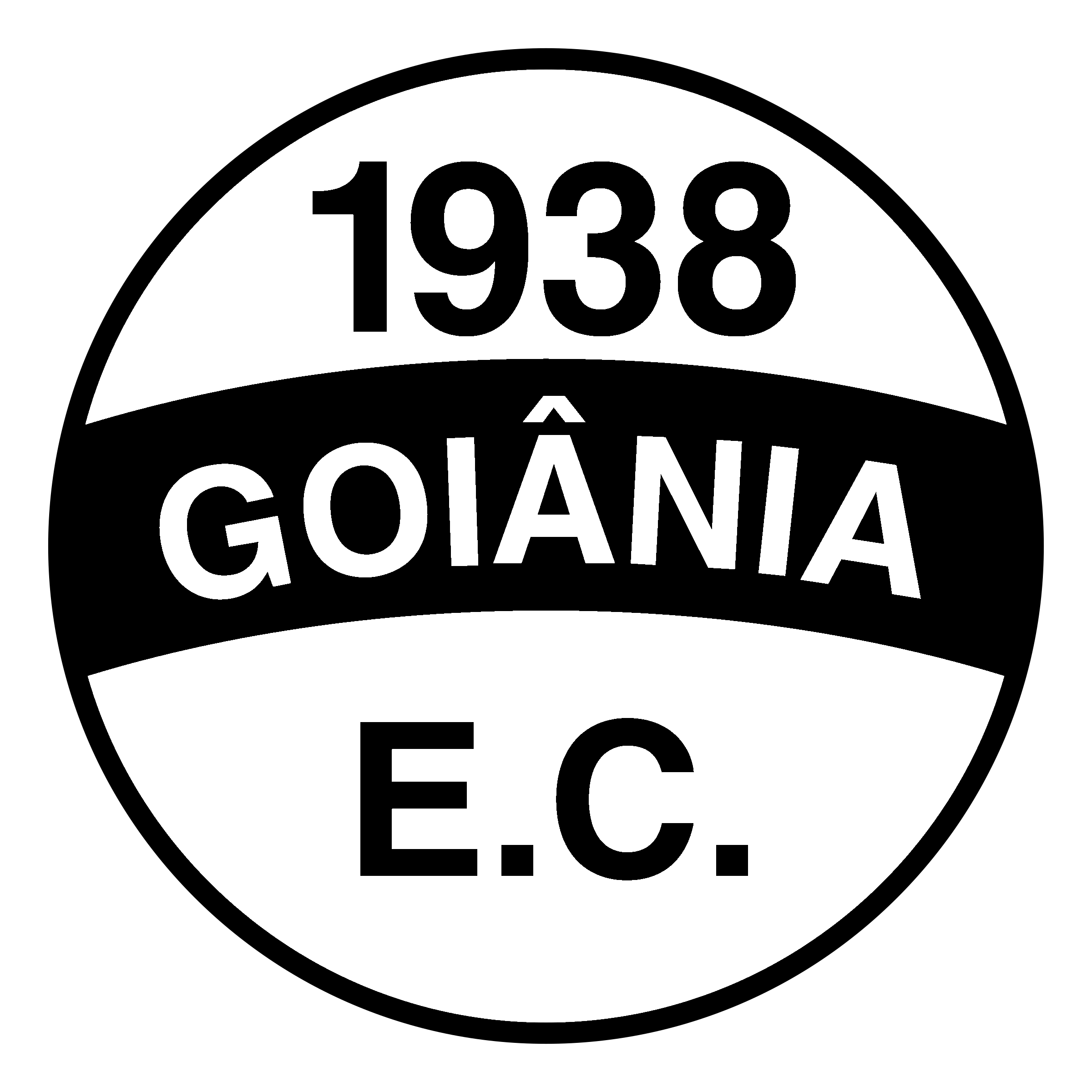 Goiania Esporte Clube GO Logo black and white