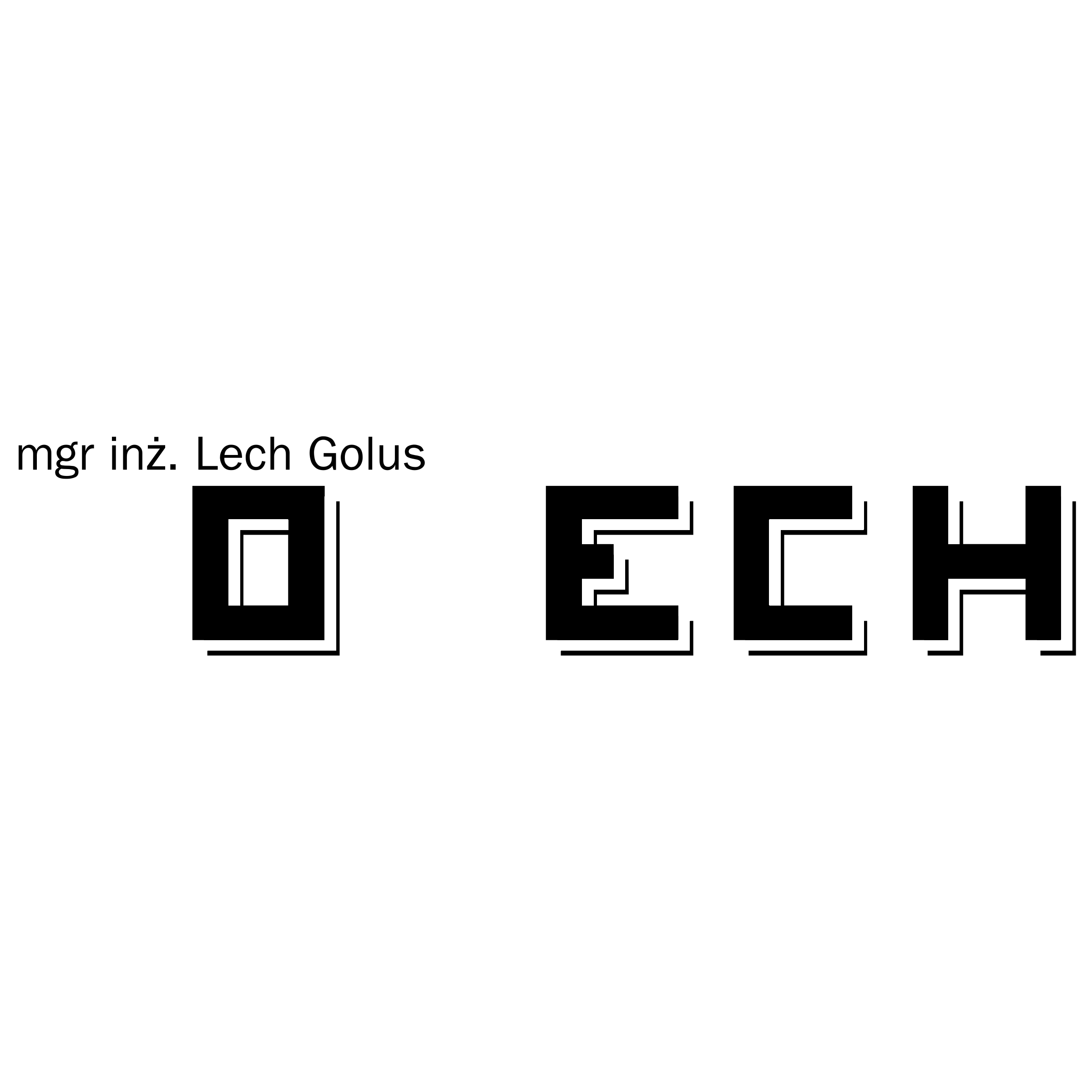 Golech Logo black and white