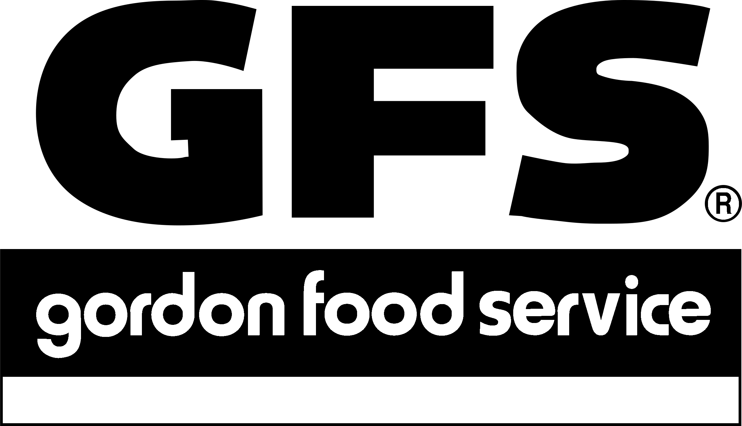 Gordon Food Service Logo black and white