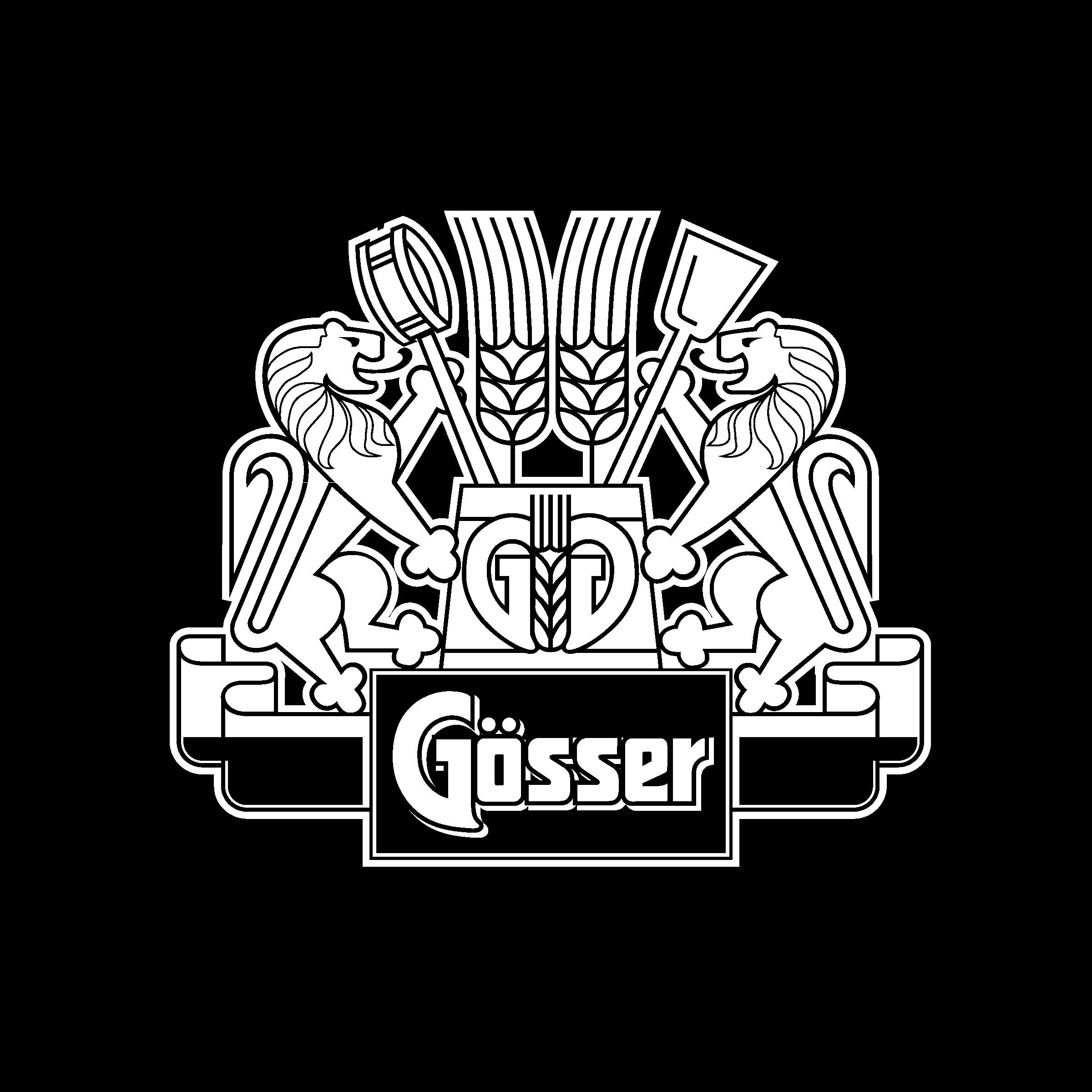 Gosser Logo black and white