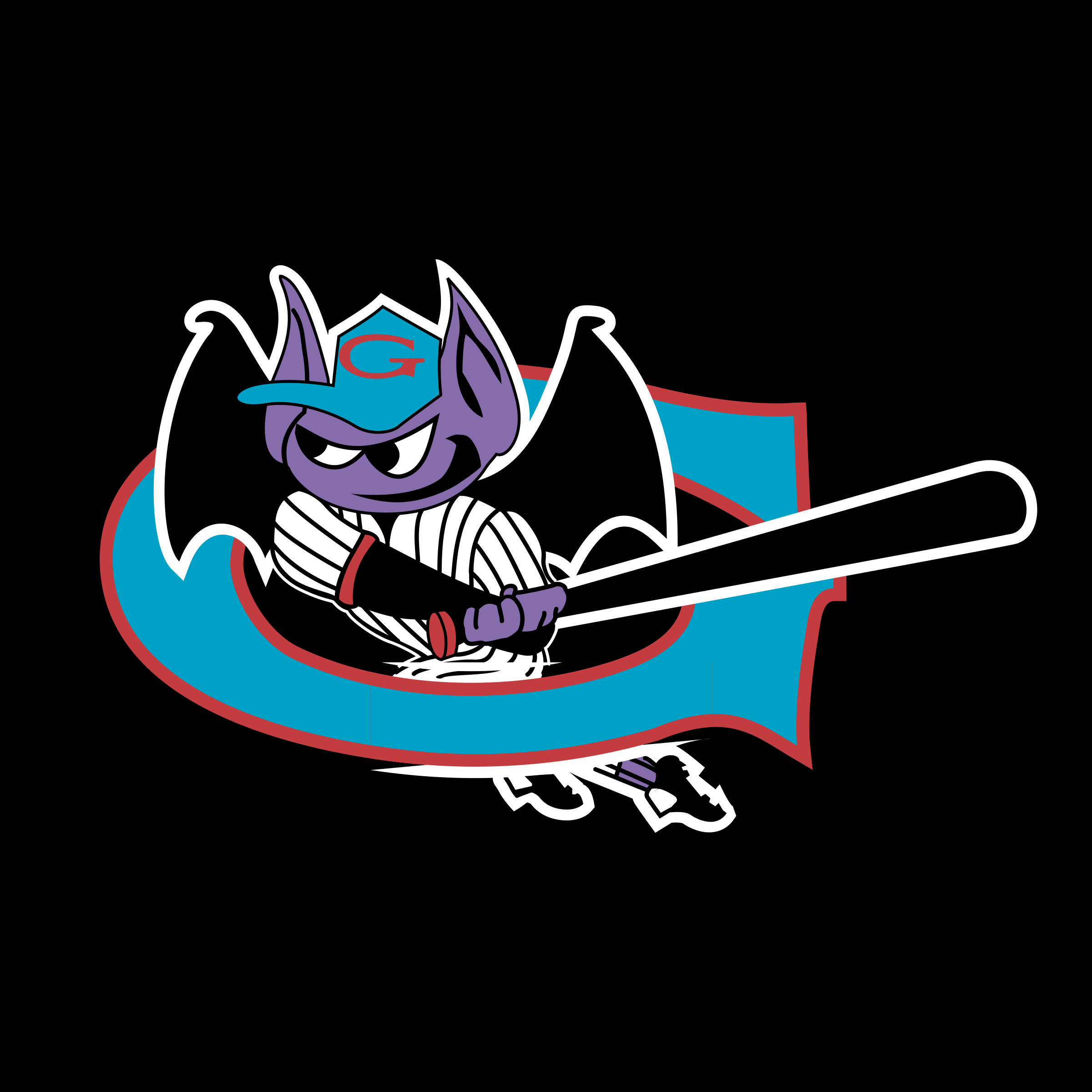 Greensboro Bats Logo PNG Transparent & SVG Vector Freebie Supply
