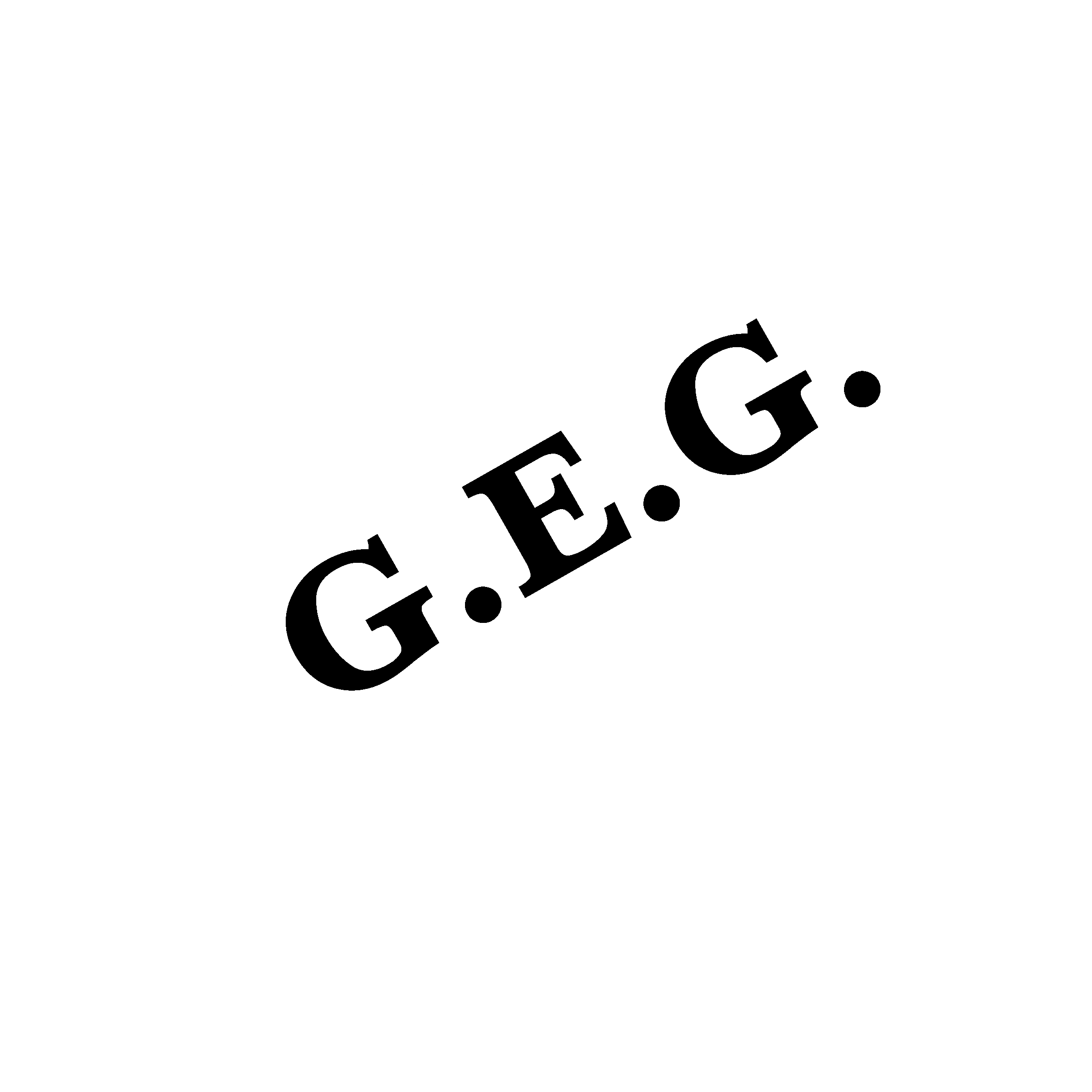 Gremio Esportivo Gabrielense de Sao Gabriel RS Logo black and white