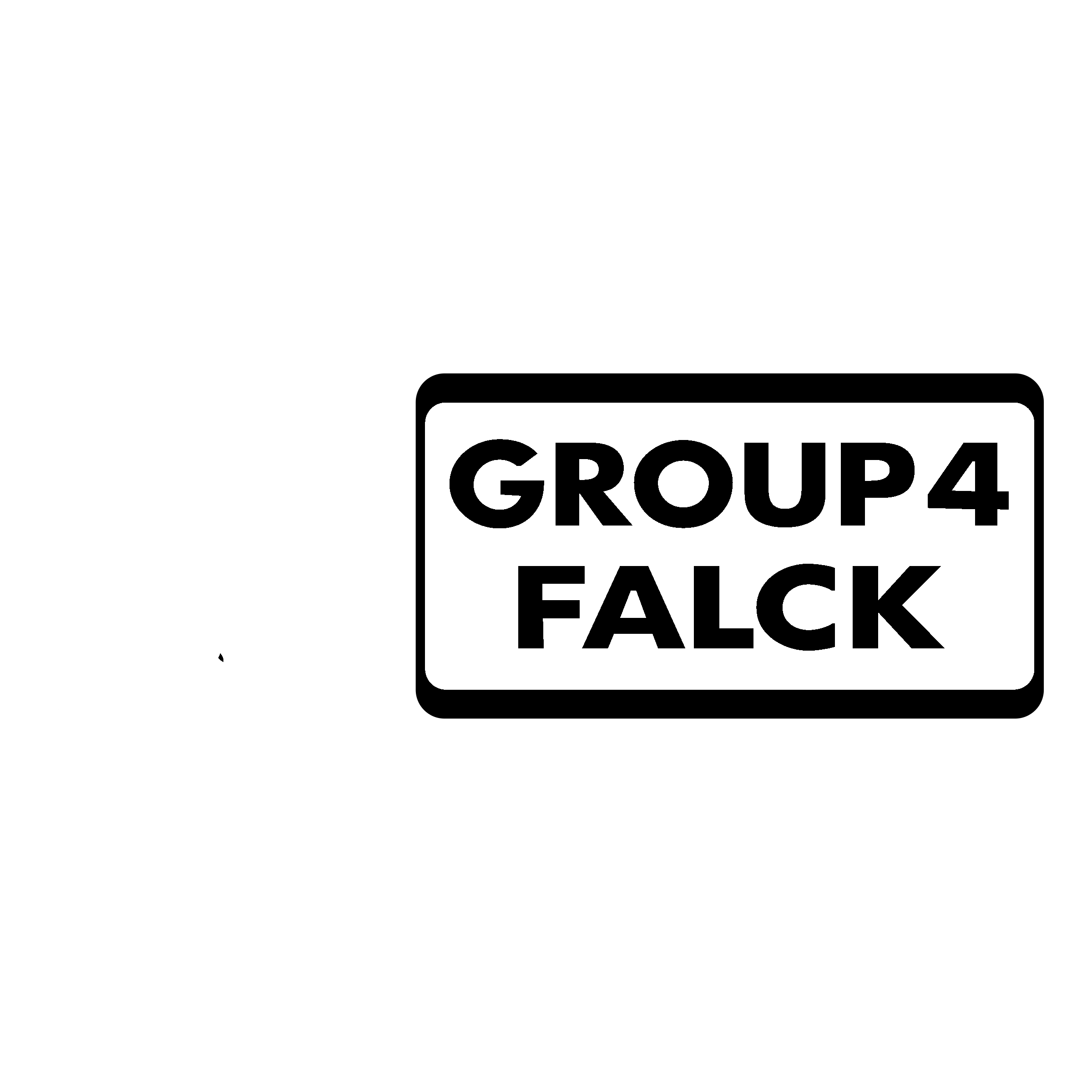 Group 4 Falck Logo black and white