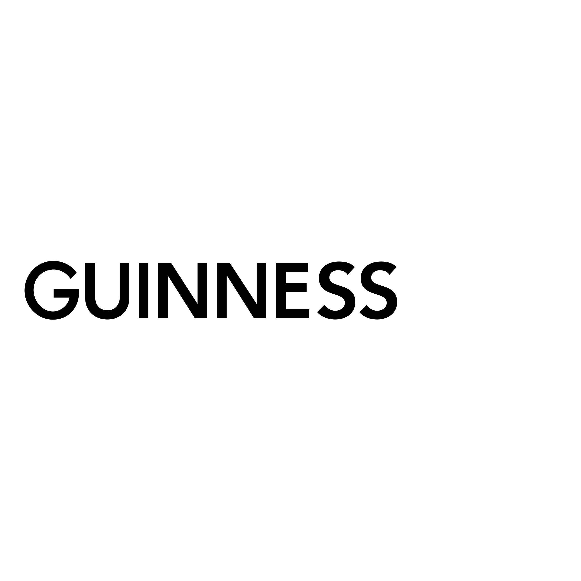 Guinness UDV Logo black and white