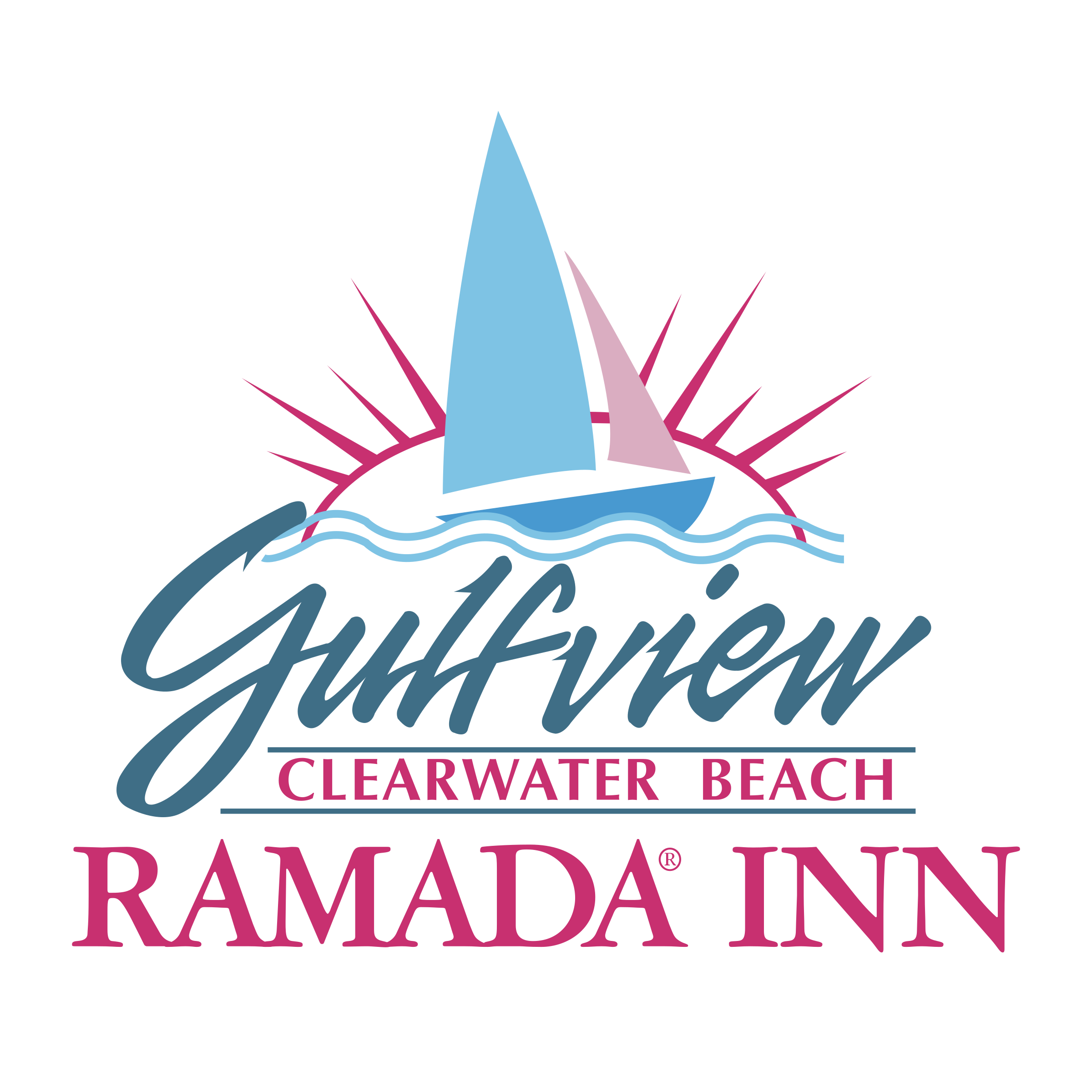 Gulfview Clearwater Beach Logo PNG Transparent & SVG Vector - Freebie