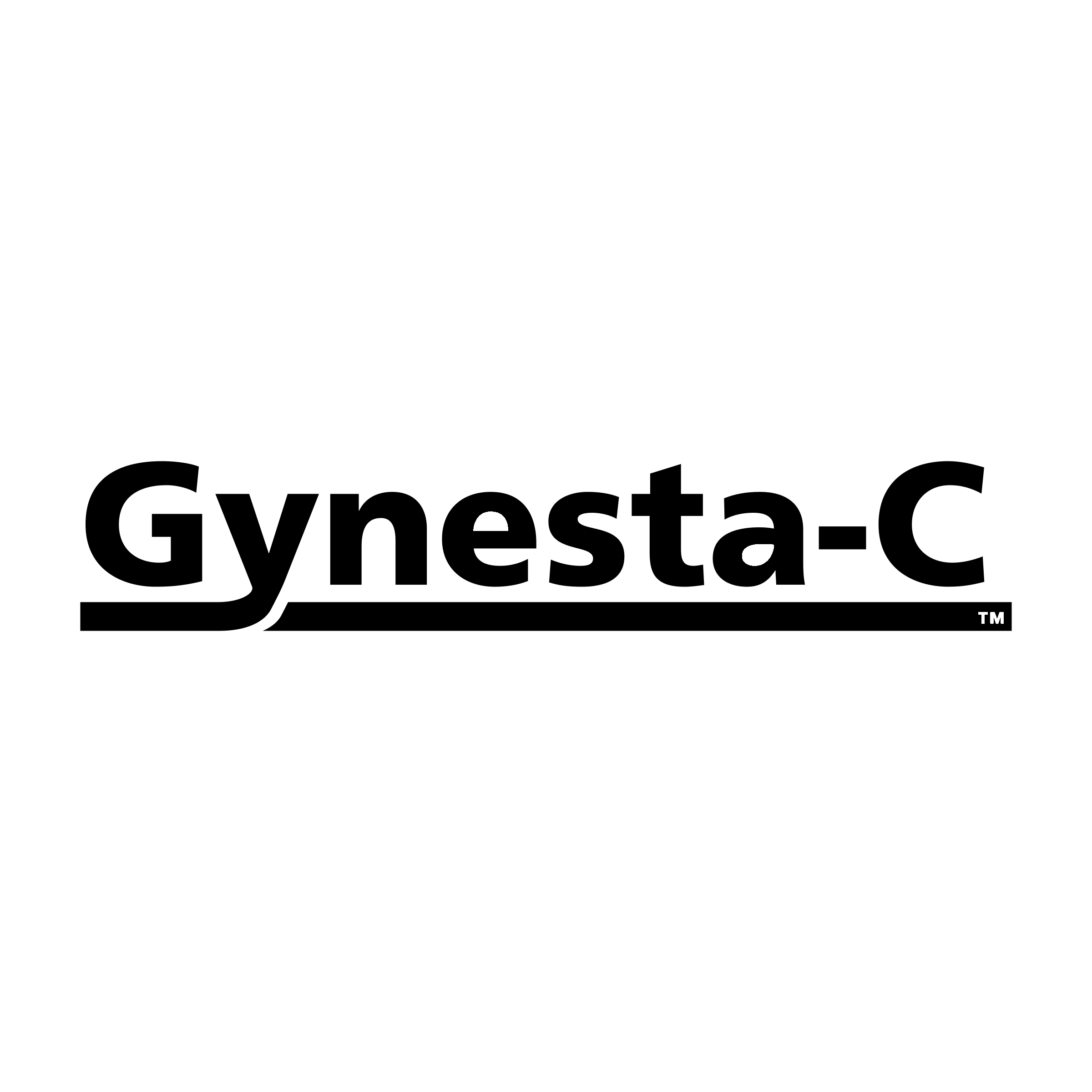 Gynesta C Logo black and white