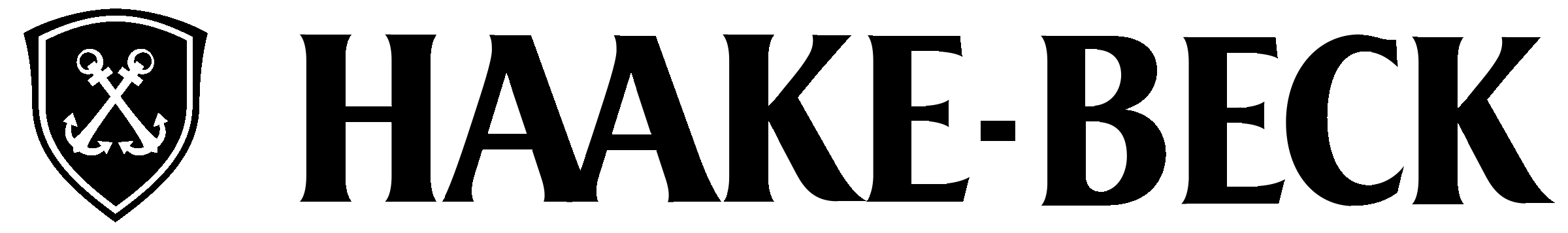 Haake Beck Logo black and white