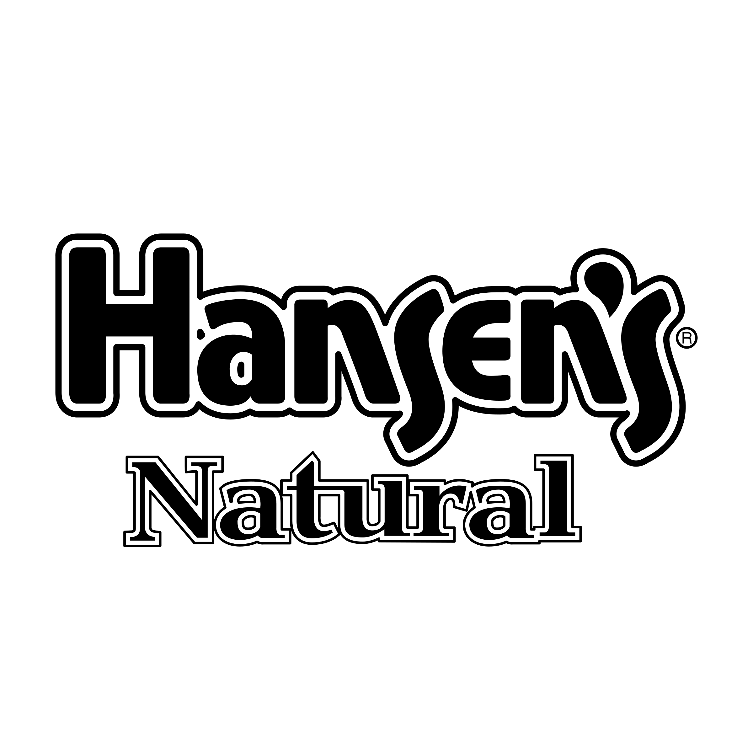 Hansen's Natural Logo png transparent