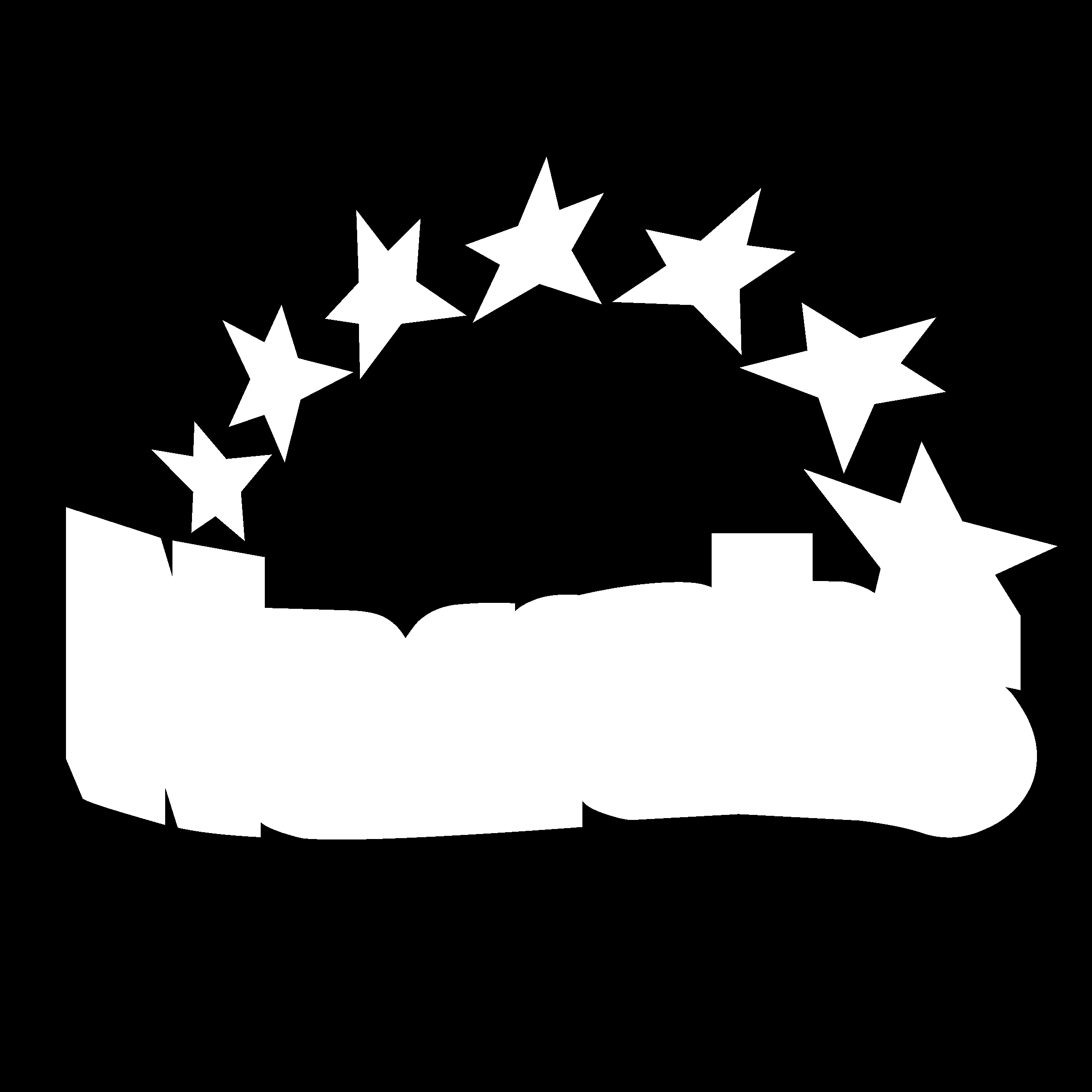 Harrah's Logo black and white