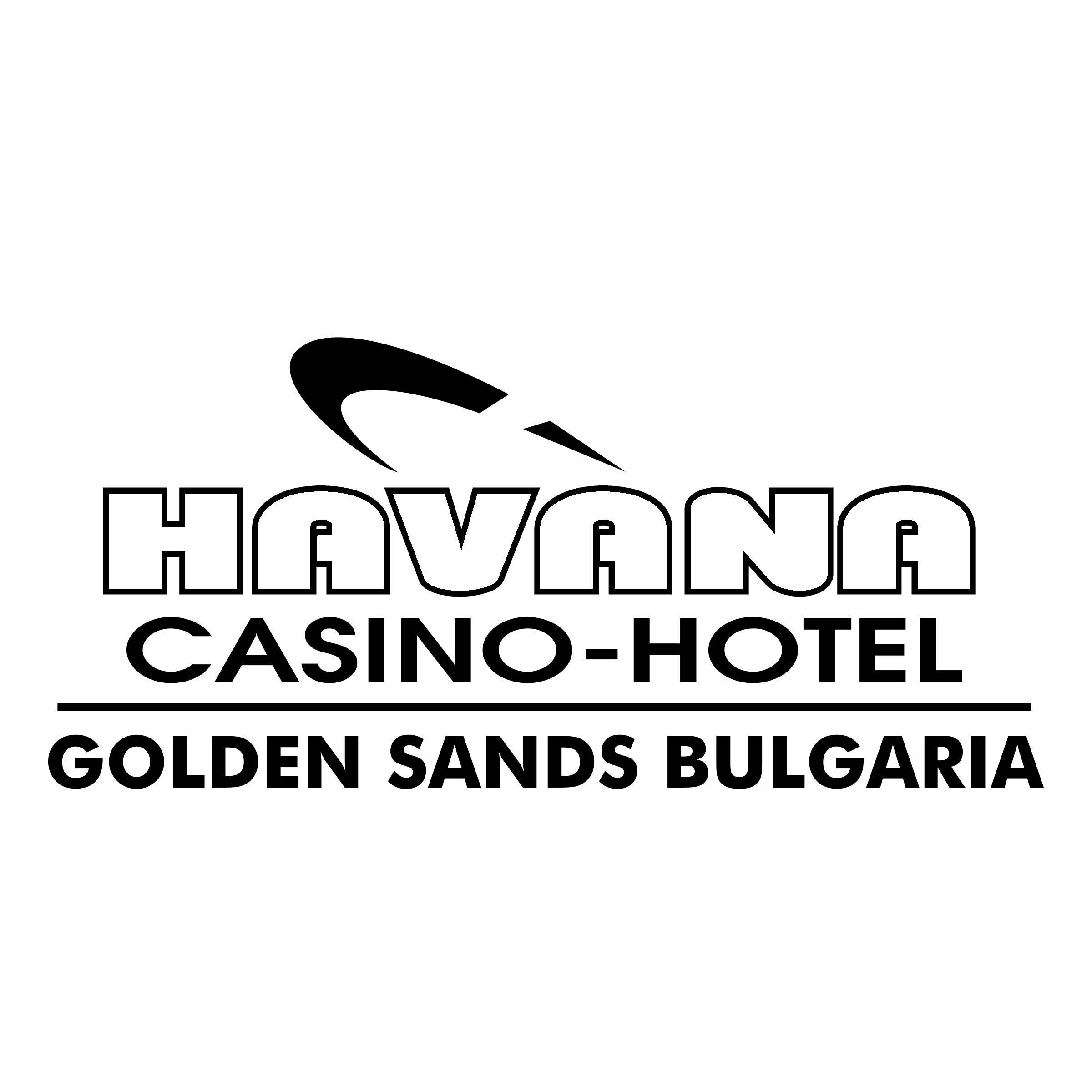 Havana Casino Hotel Logo black and white