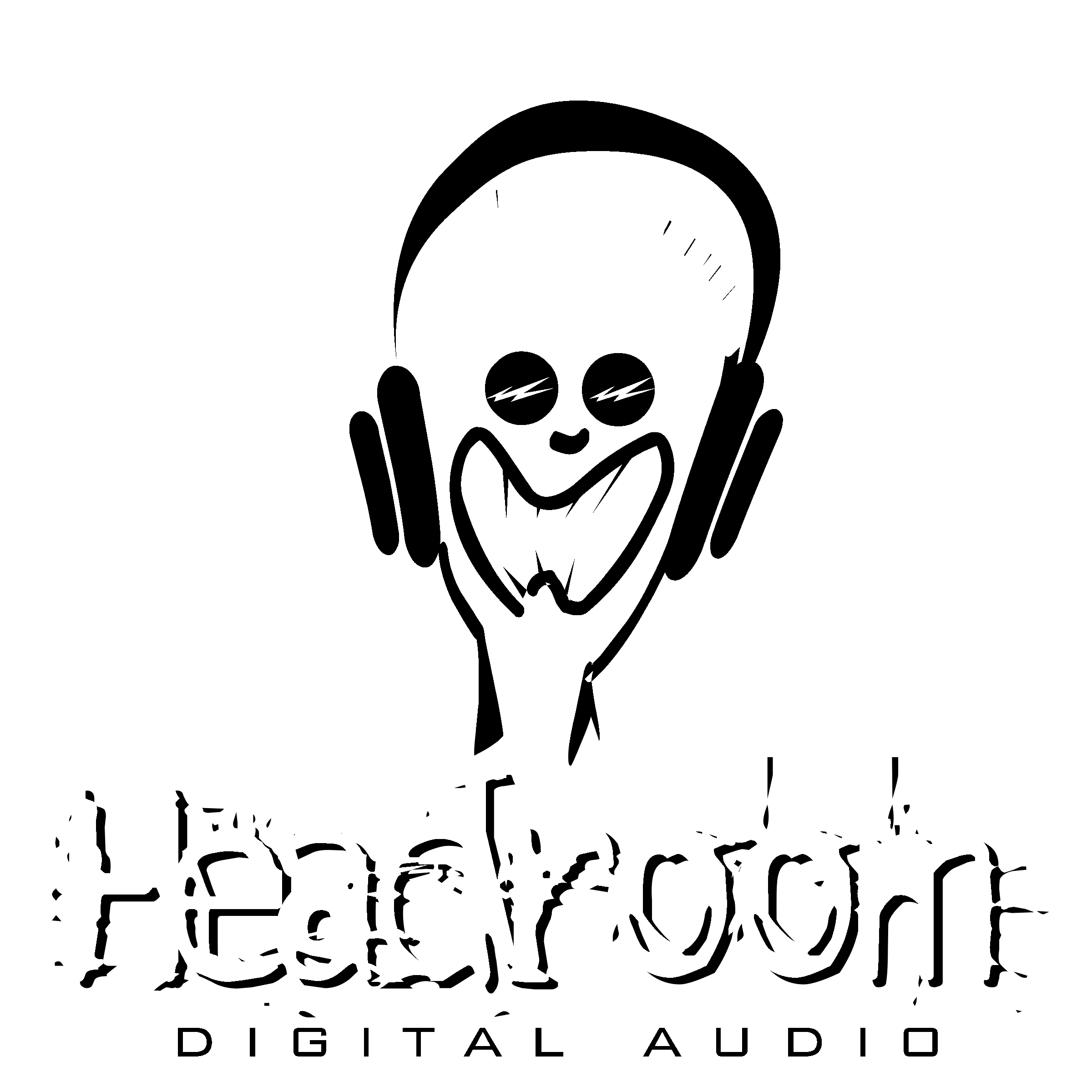 Headroom Logo black and white