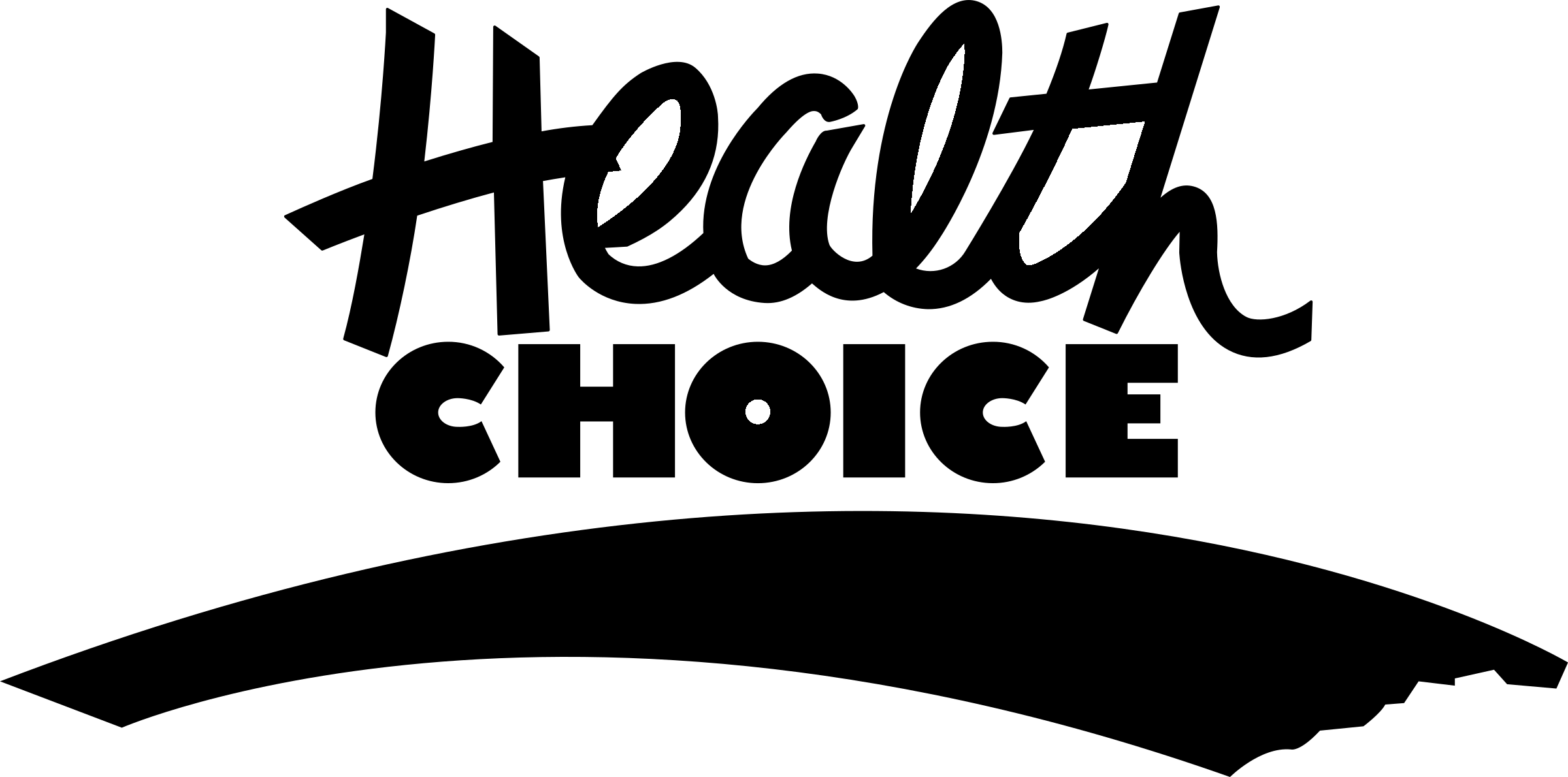 Health Choice Logo black and white
