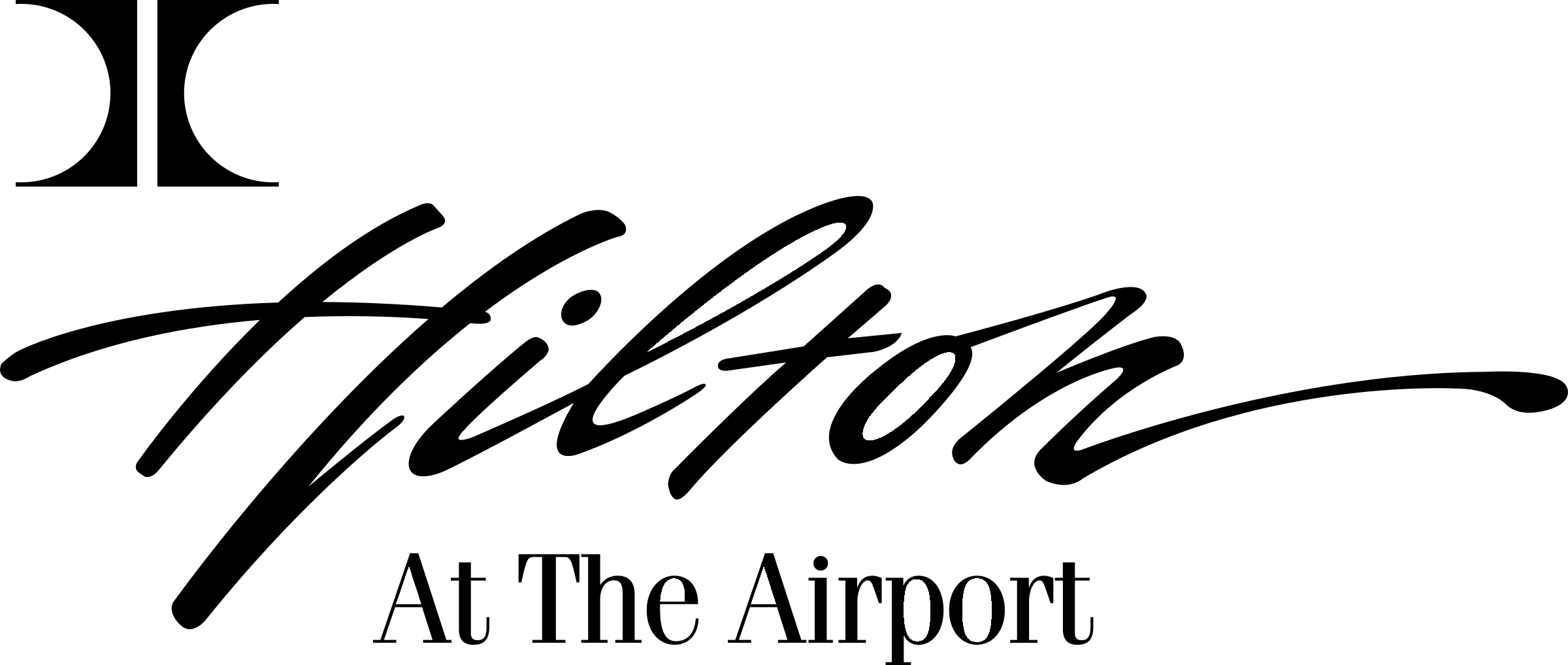 Hilton Airport Logo PNG Transparent & SVG Vector Freebie Supply