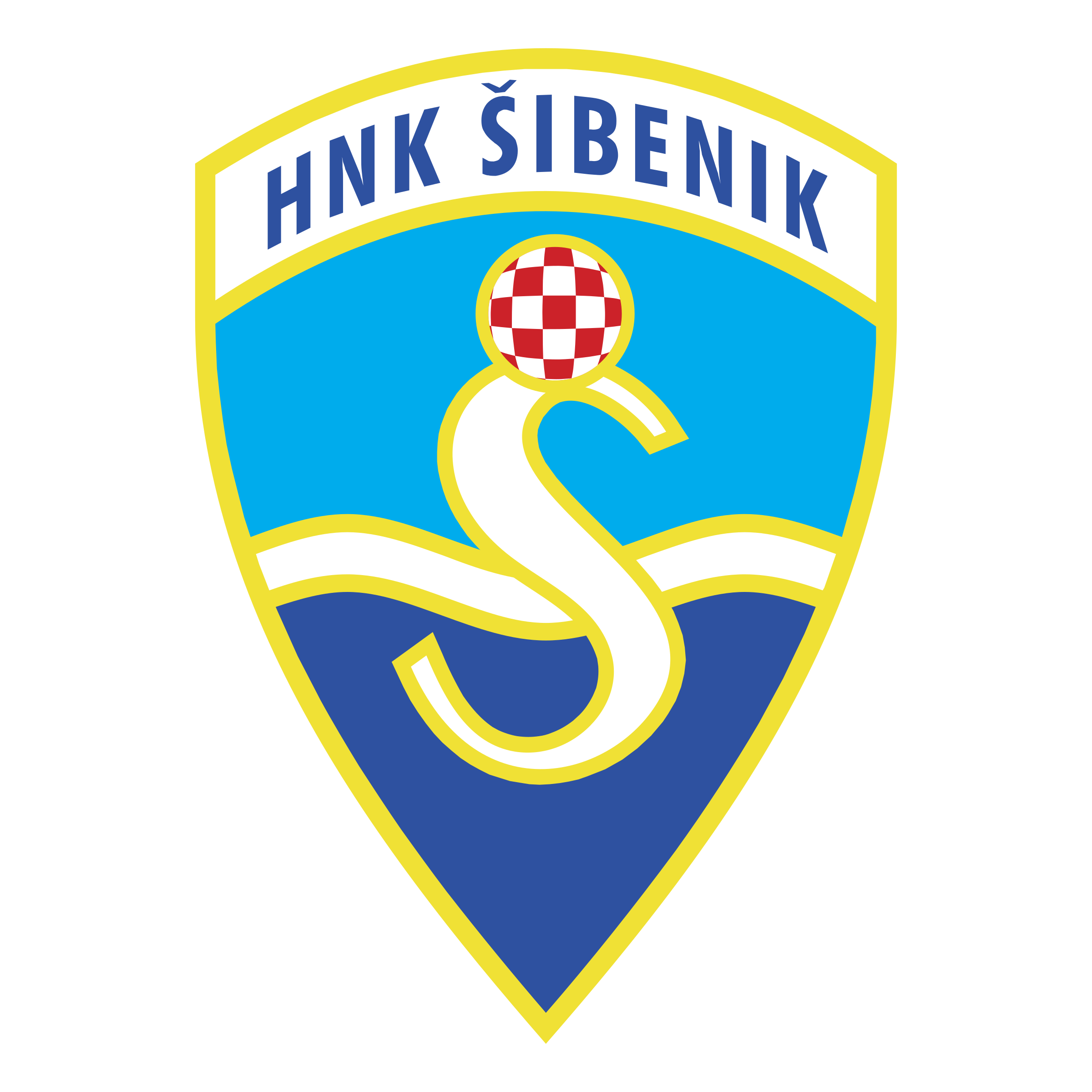 HNK Sibenik Logo PNG Transparent & SVG Vector Freebie Supply