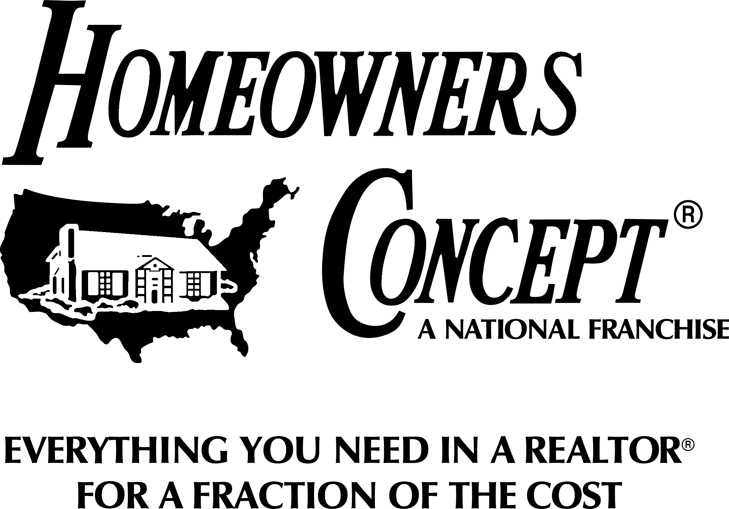Homeowners Concept Logo black and white