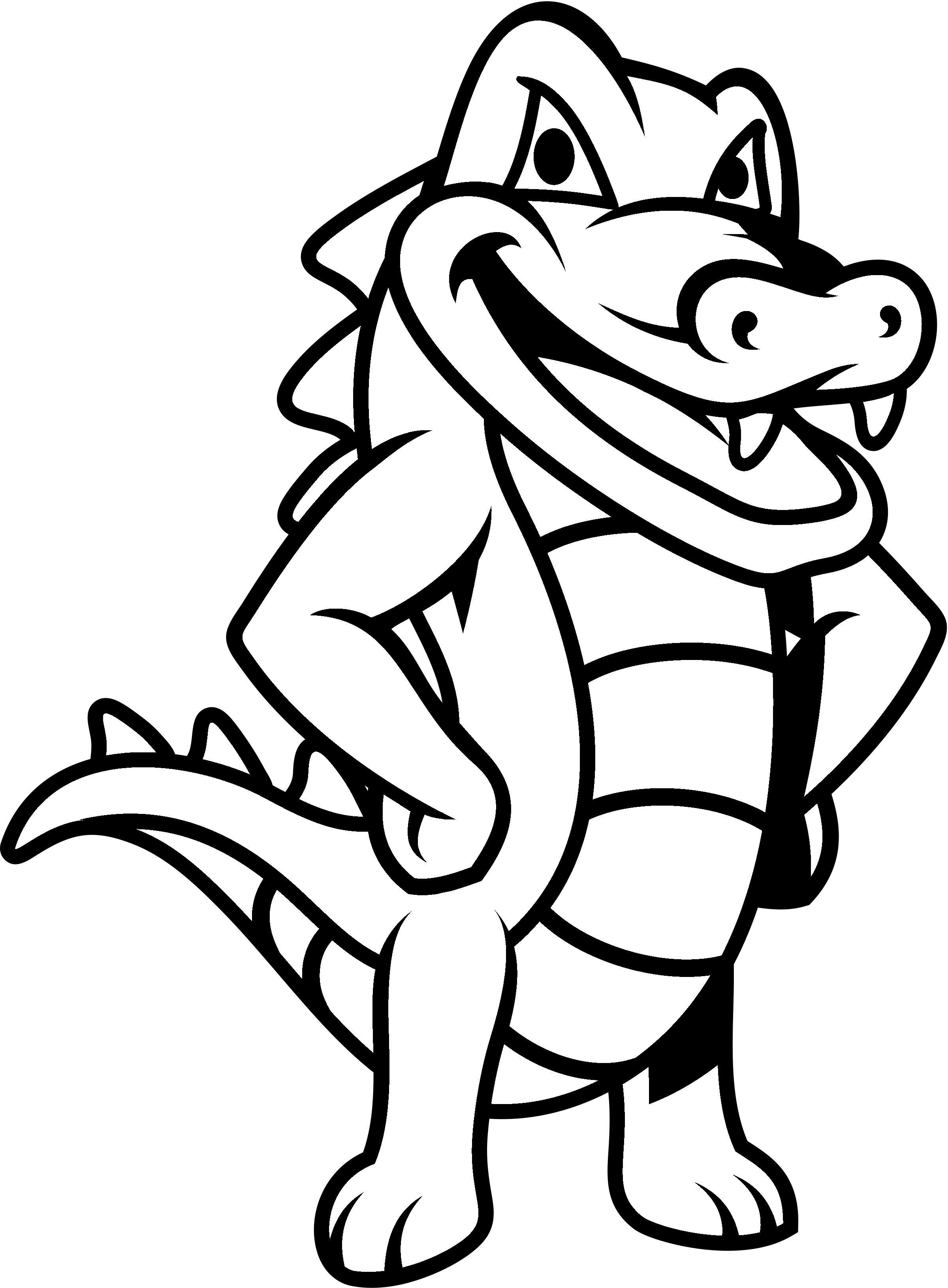 HostGator Logo black and white