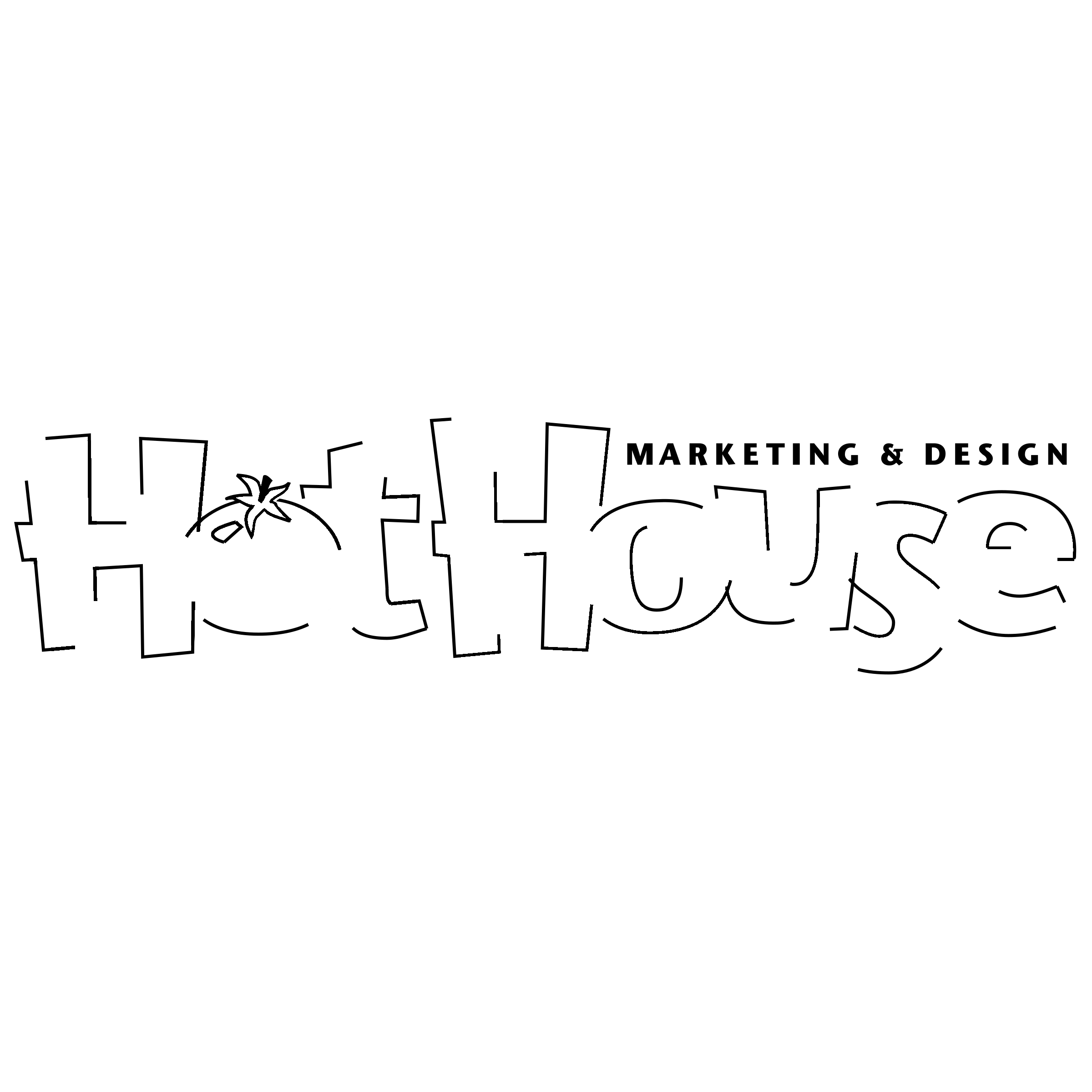 Hot House Logo black and white