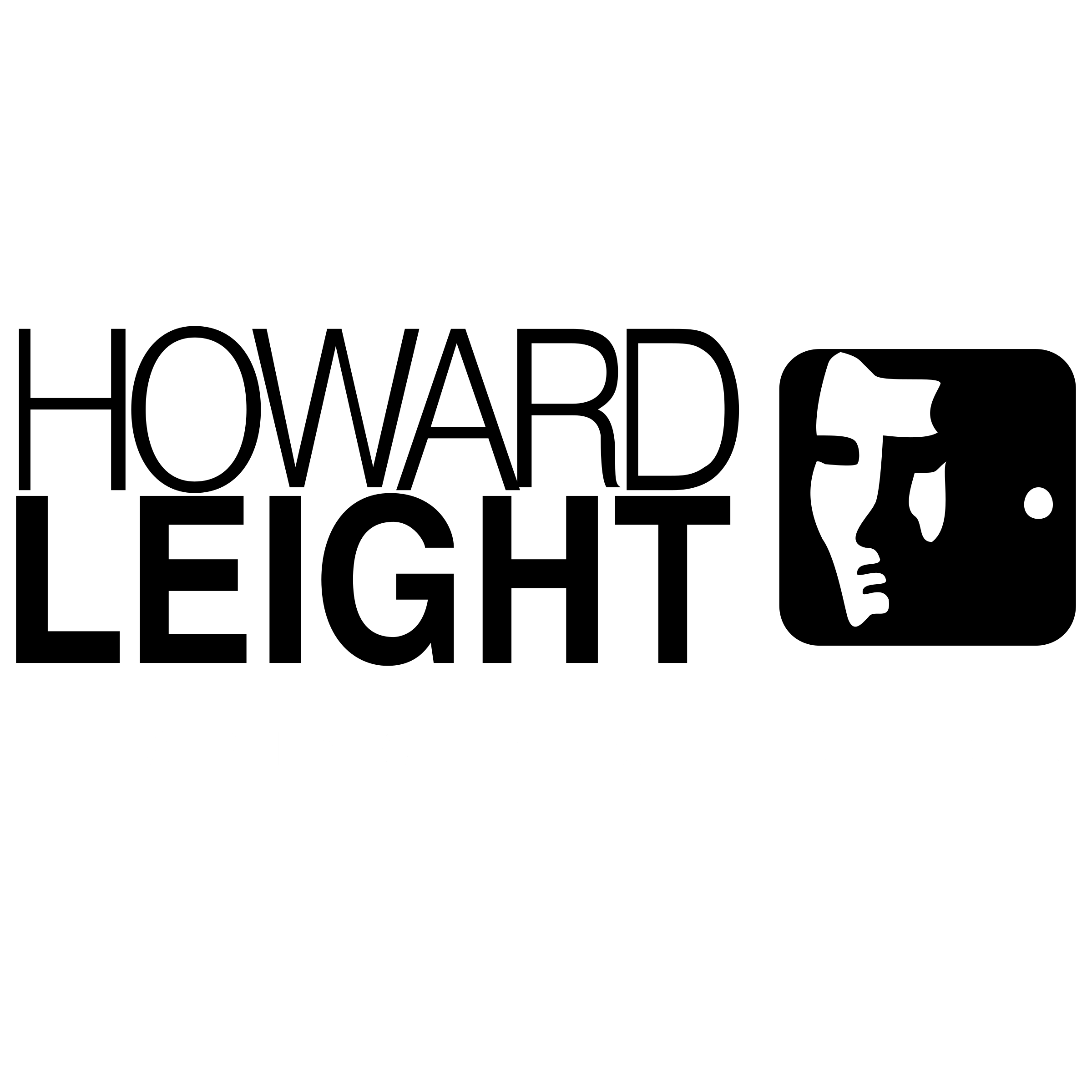 Howard Leight Logo black and white