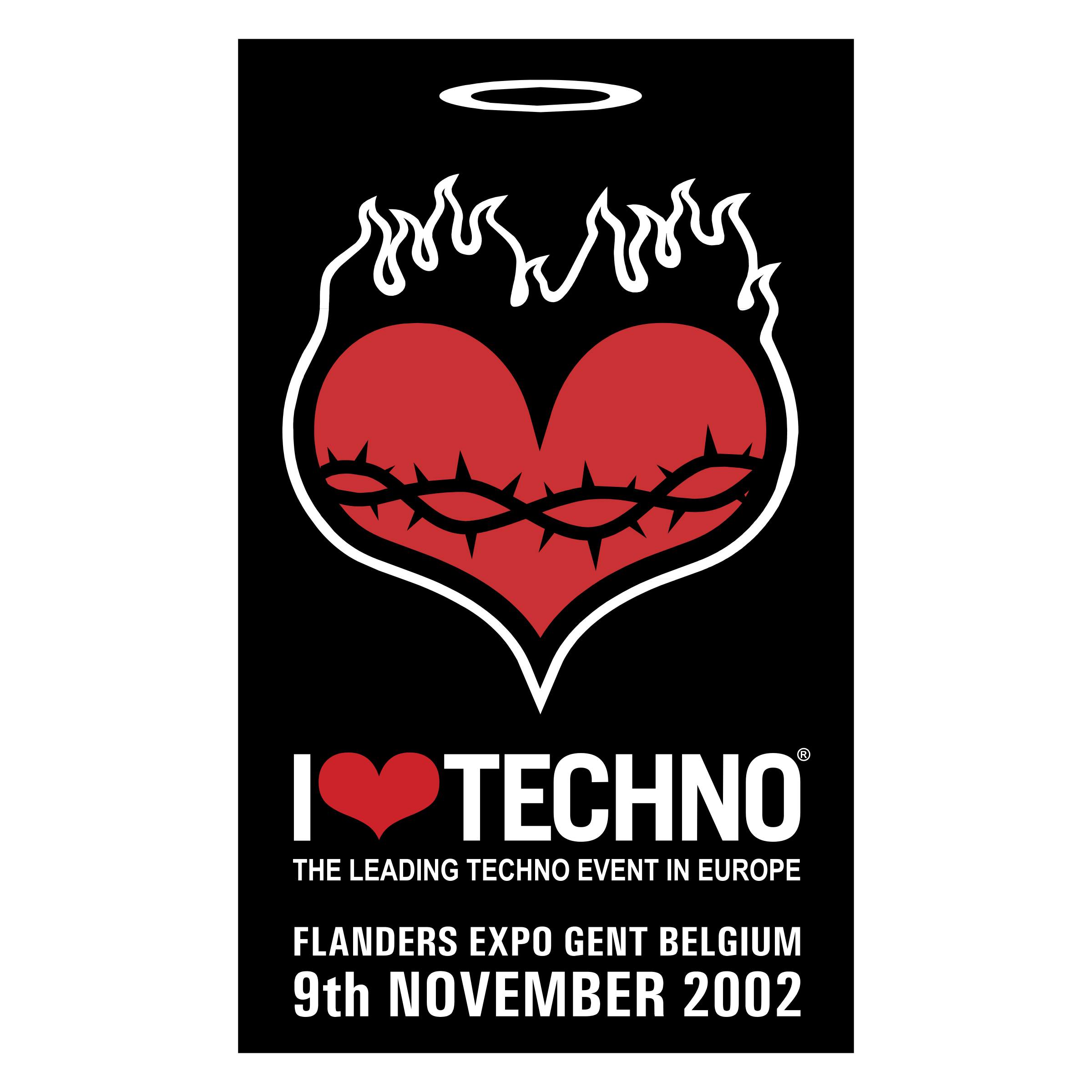 I Love Techno 2002 Logo Png Transparent Svg Vector Freebie Supply