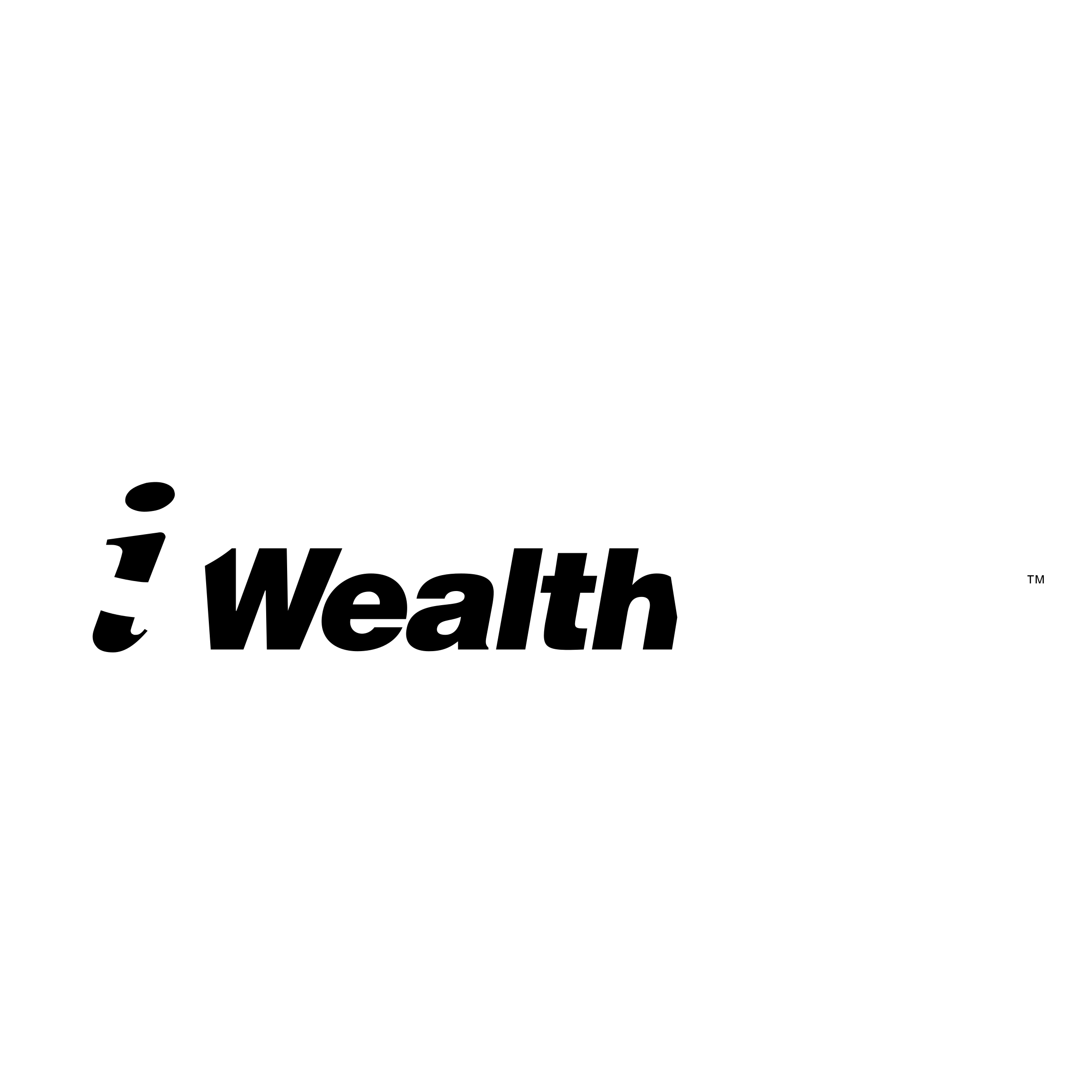 i WealthView Logo black and white