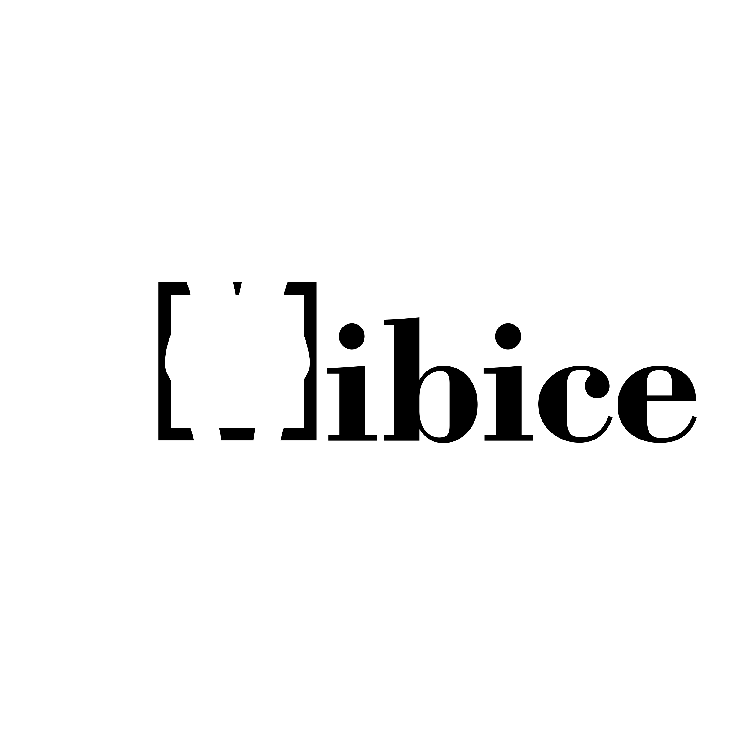 Ibice Logo black and white