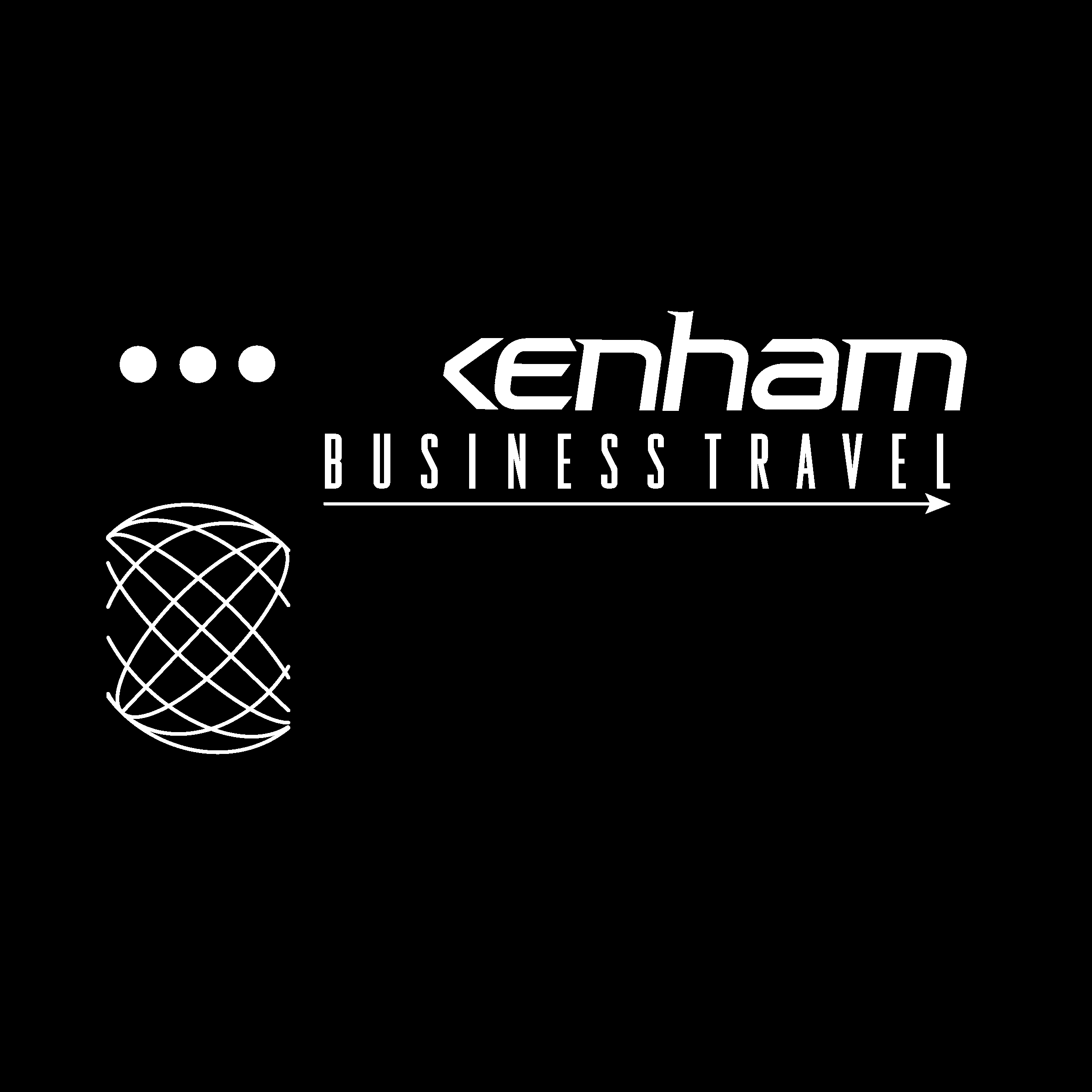 Ickenham Business Travel Logo black and white