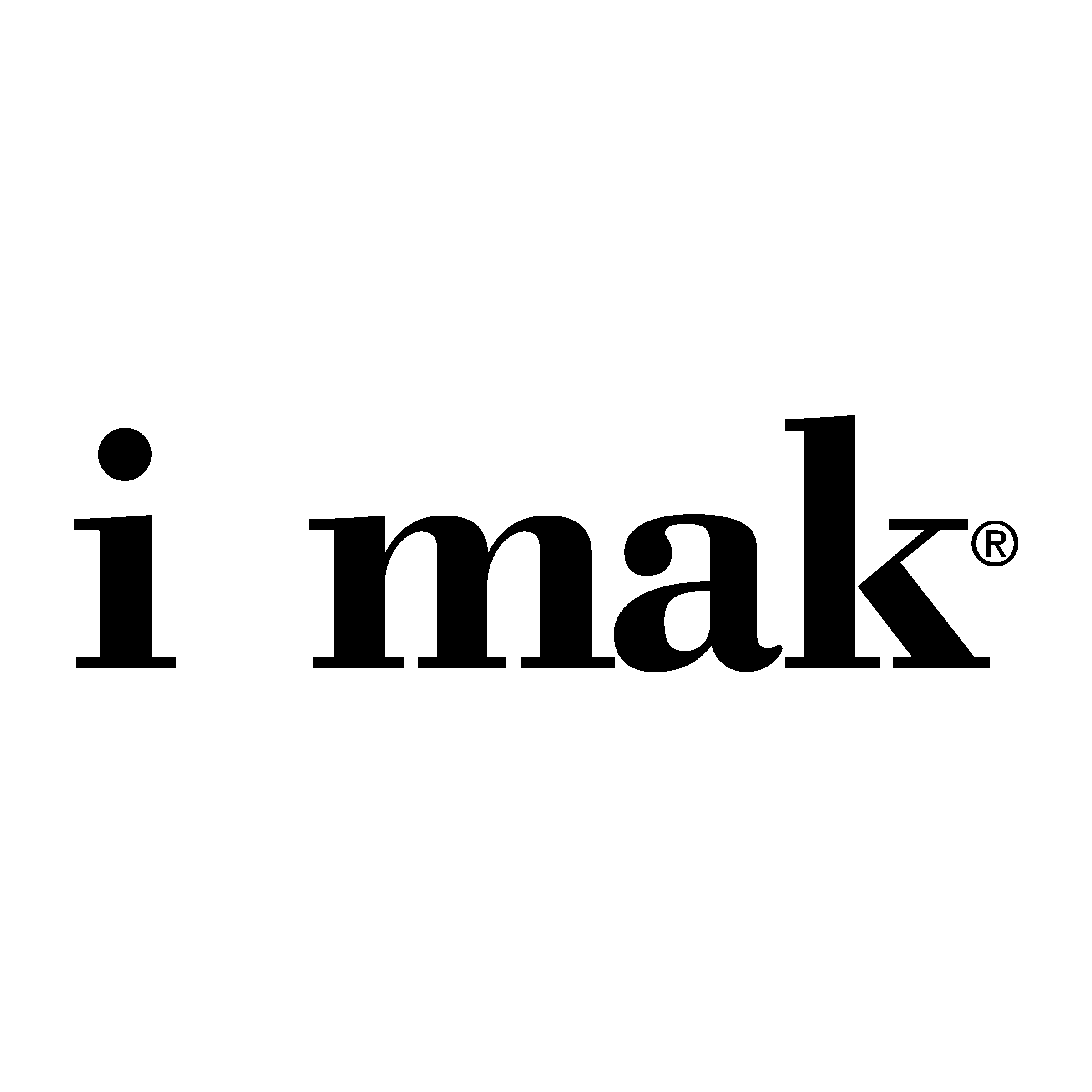 IIMAK Logo black and white