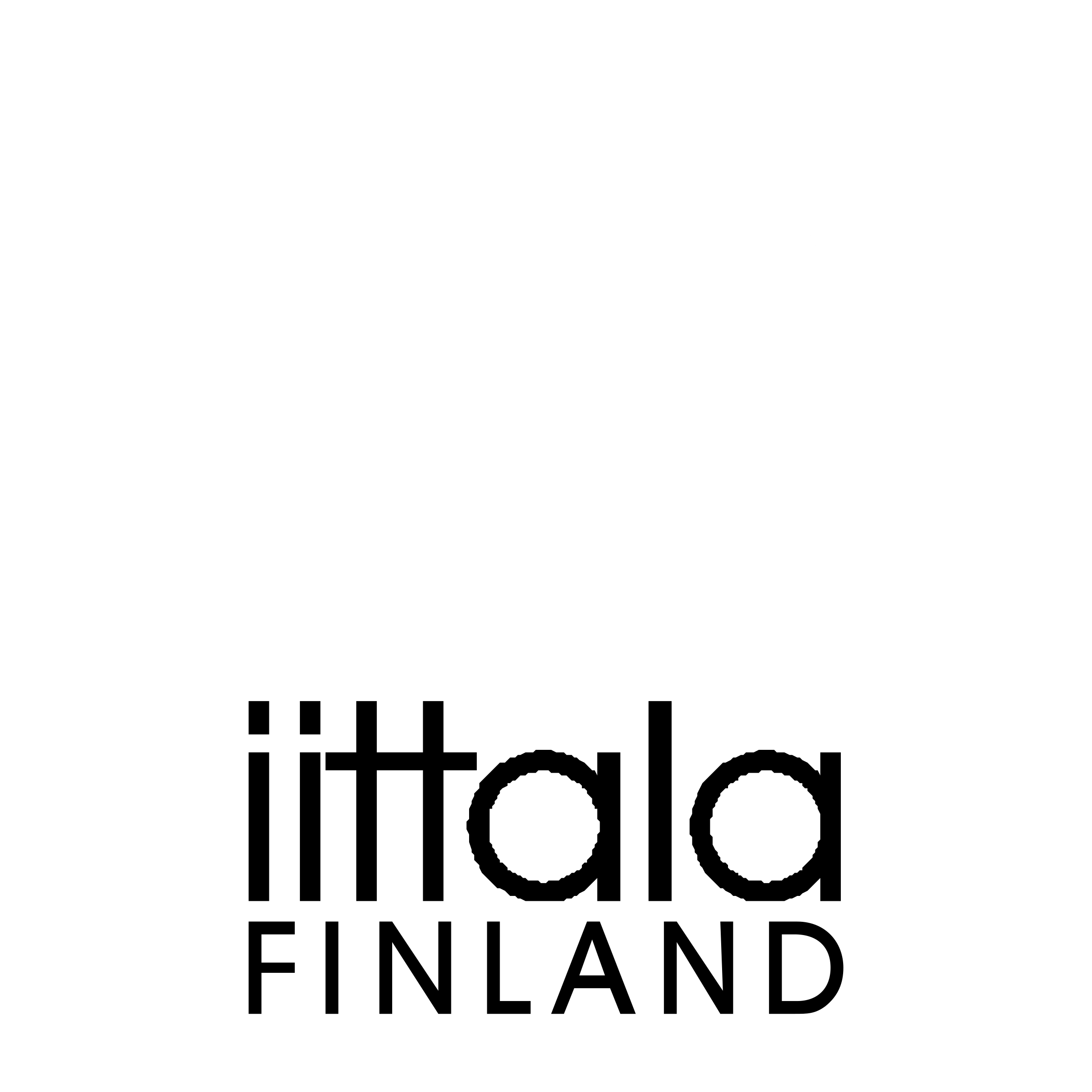 iittala Finland Logo black and white