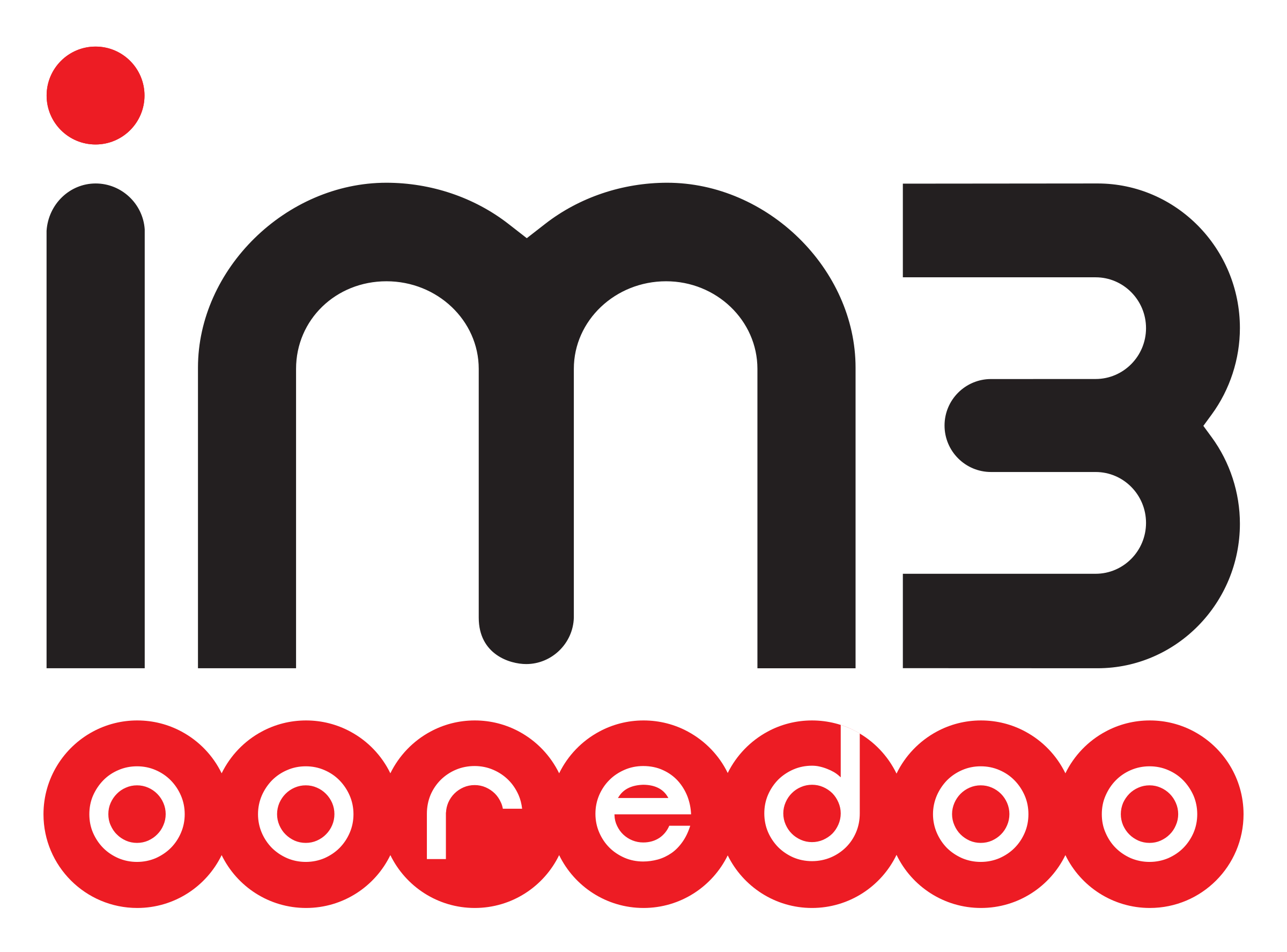 Im3 Ooredoo Logo png transparent