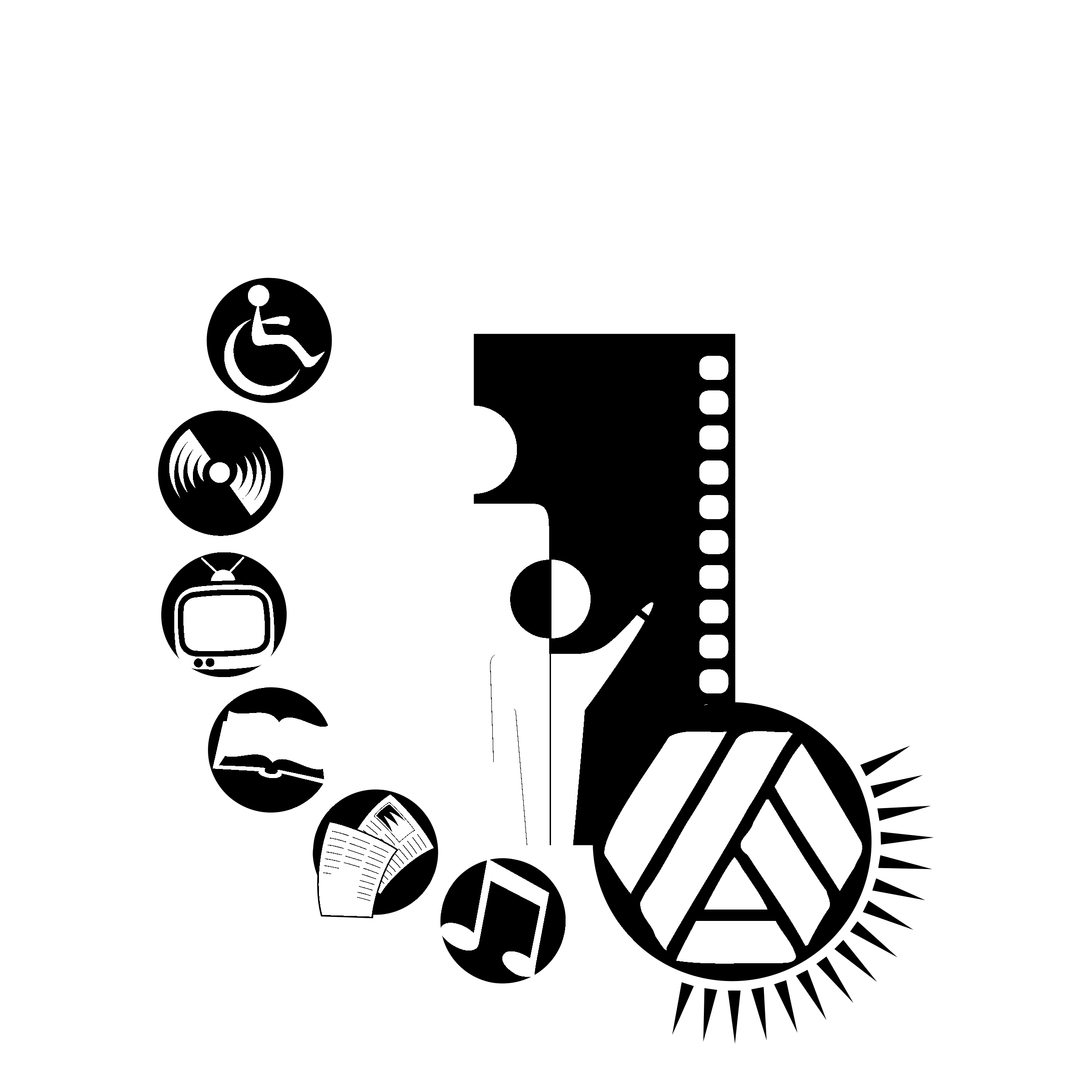 Imaging the Future Logo black and white