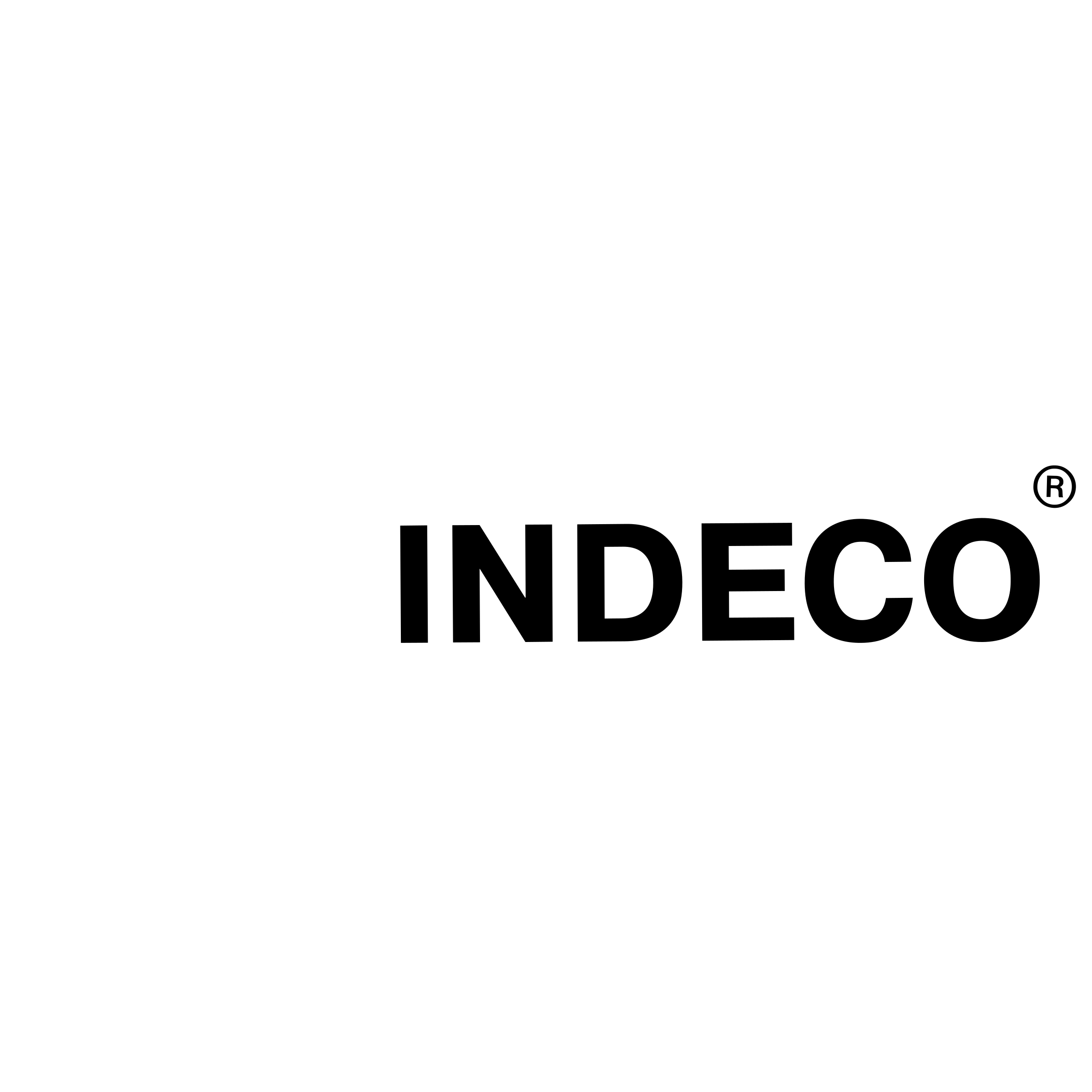 Indeco Logo black and white