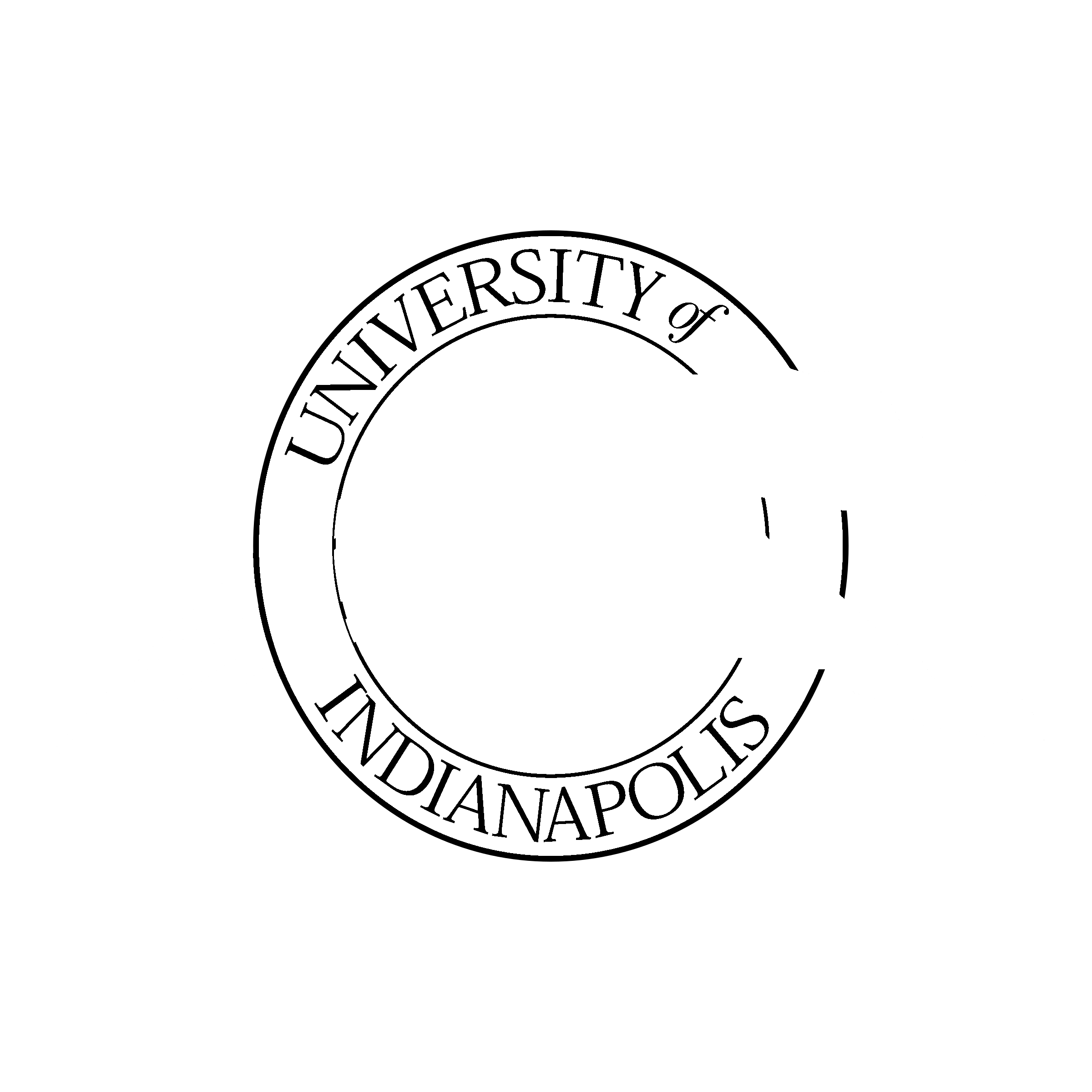Indianapolis Greyhounds Logo black and white