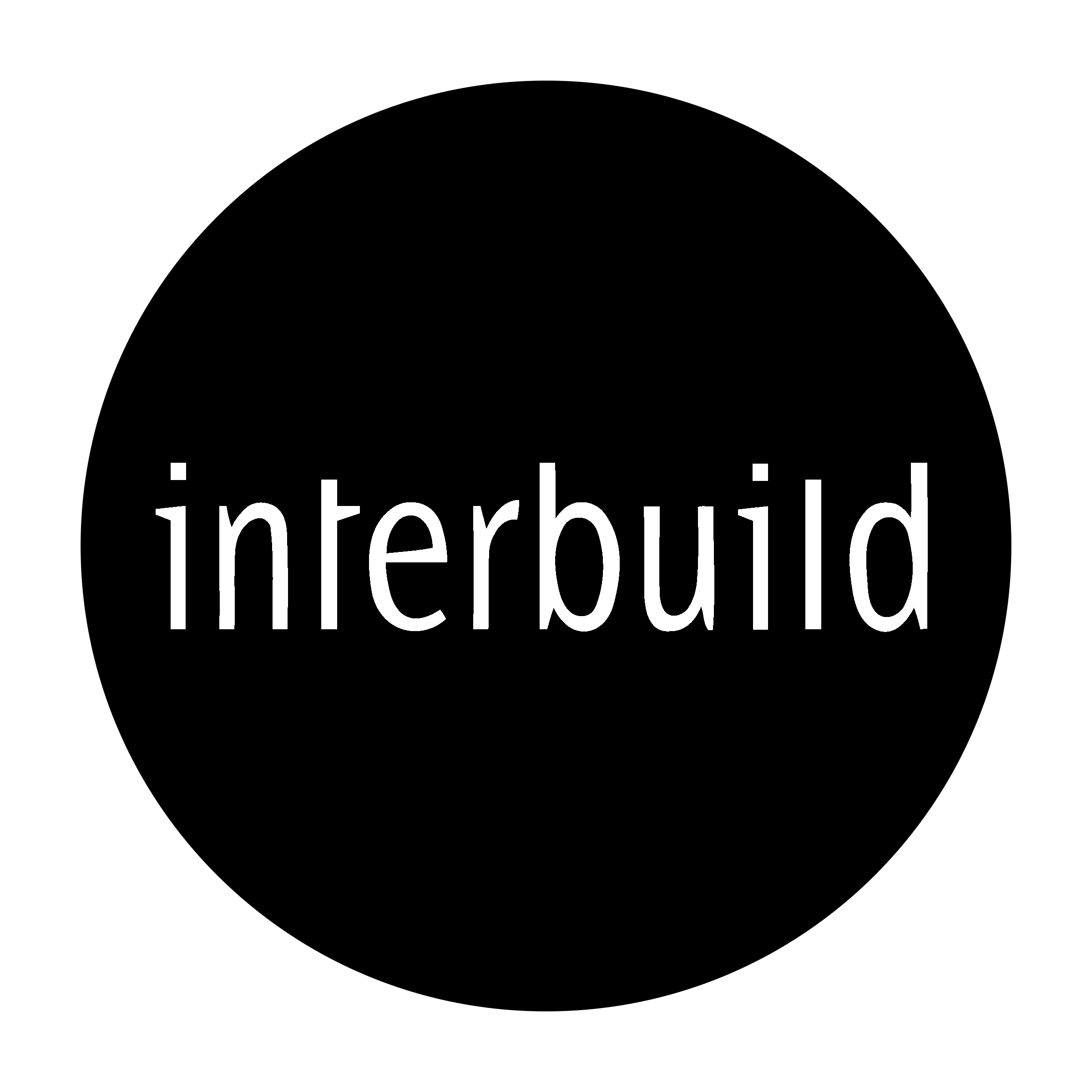 Interbuild Logo black and white