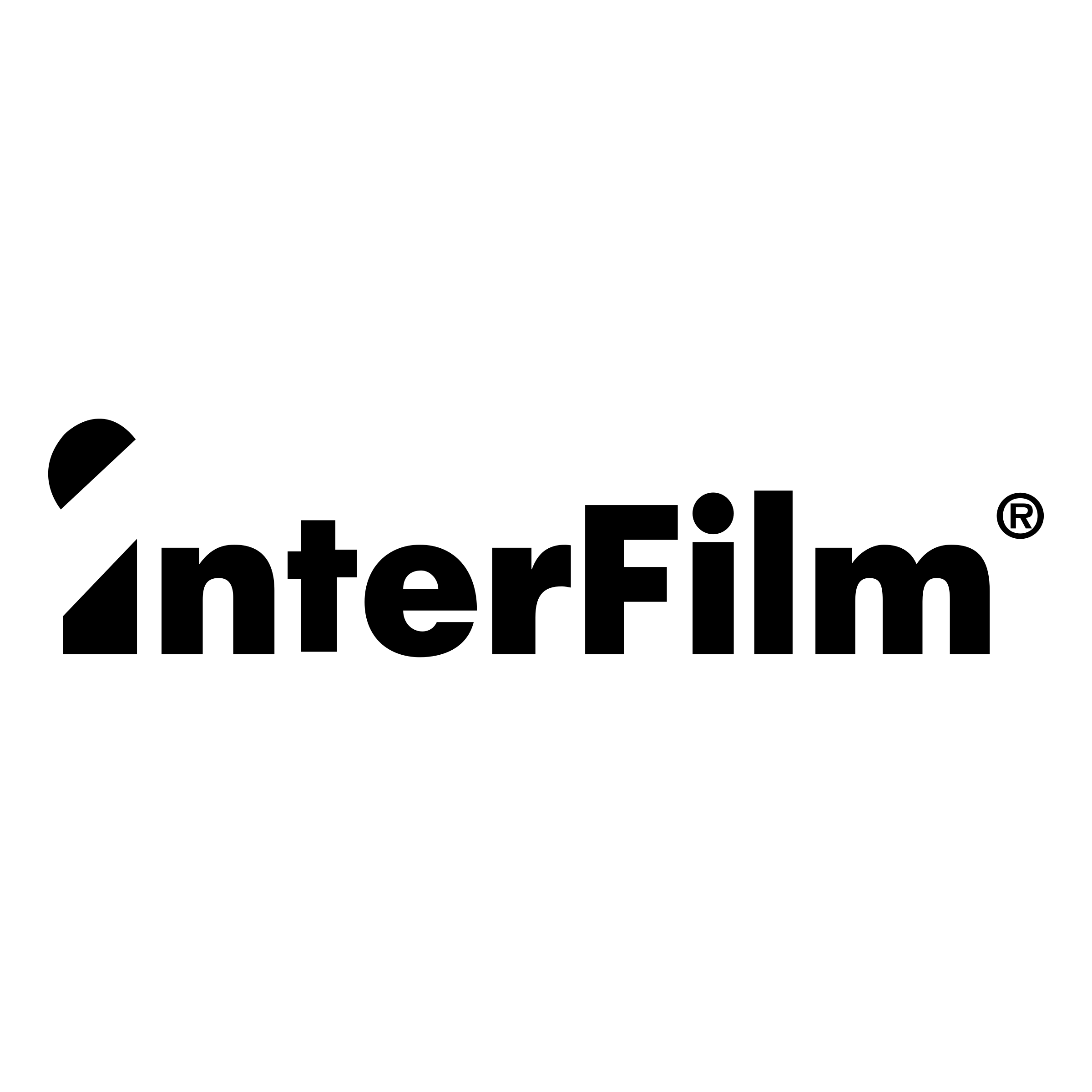 Interfilm Logo black and white