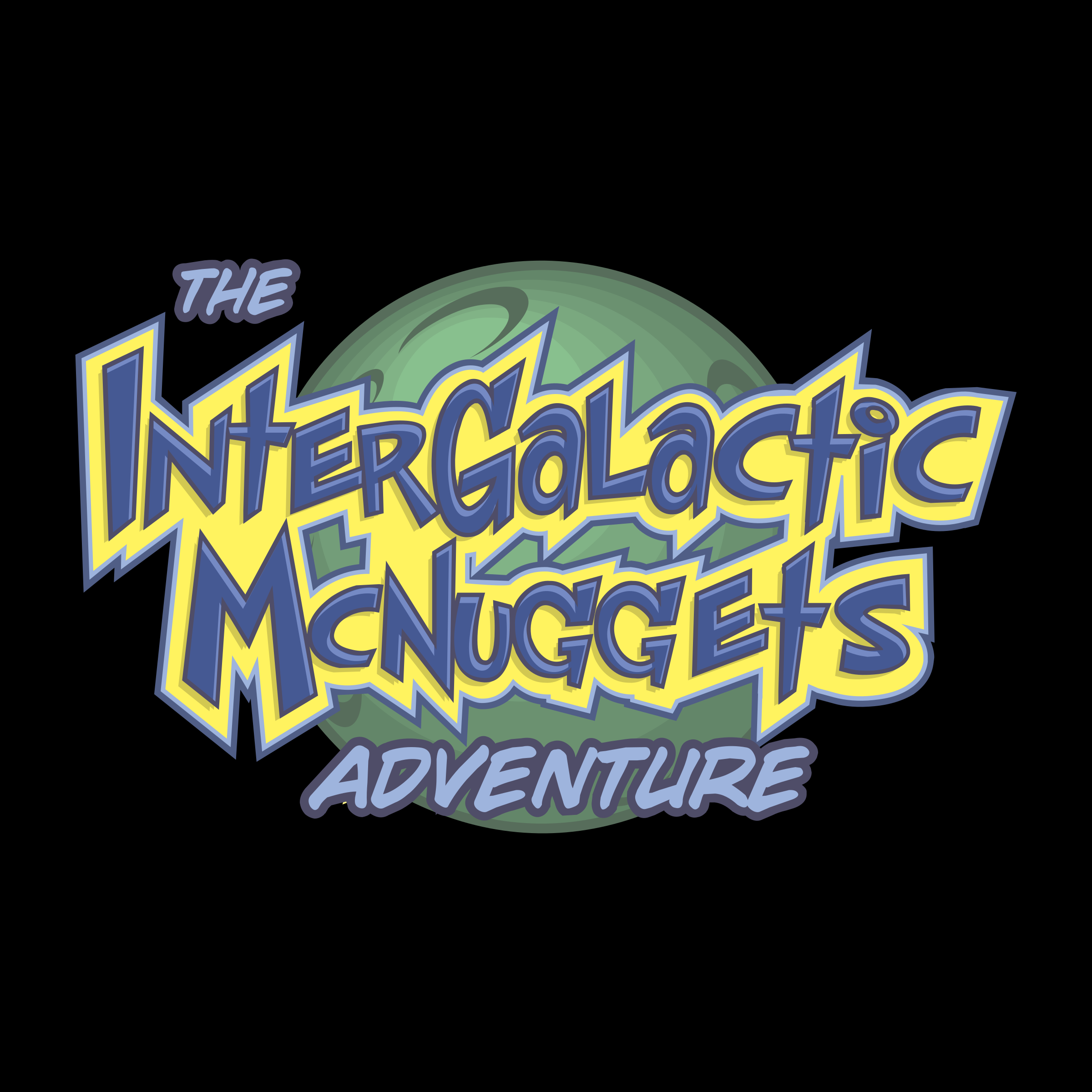 Intergalactic McNuggets Adventure Logo png transparent