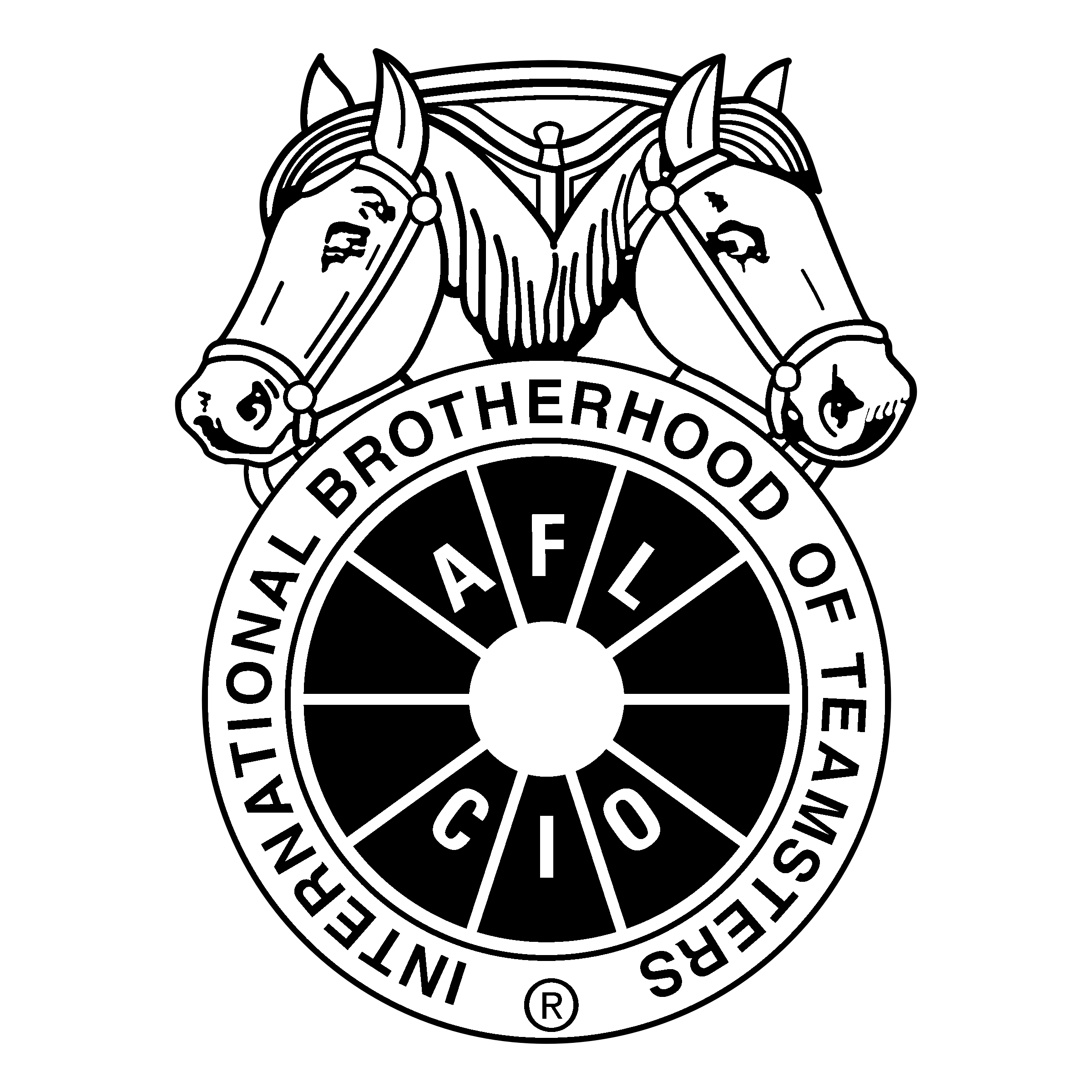 International Brotherhood of Teamsters Logo black and white
