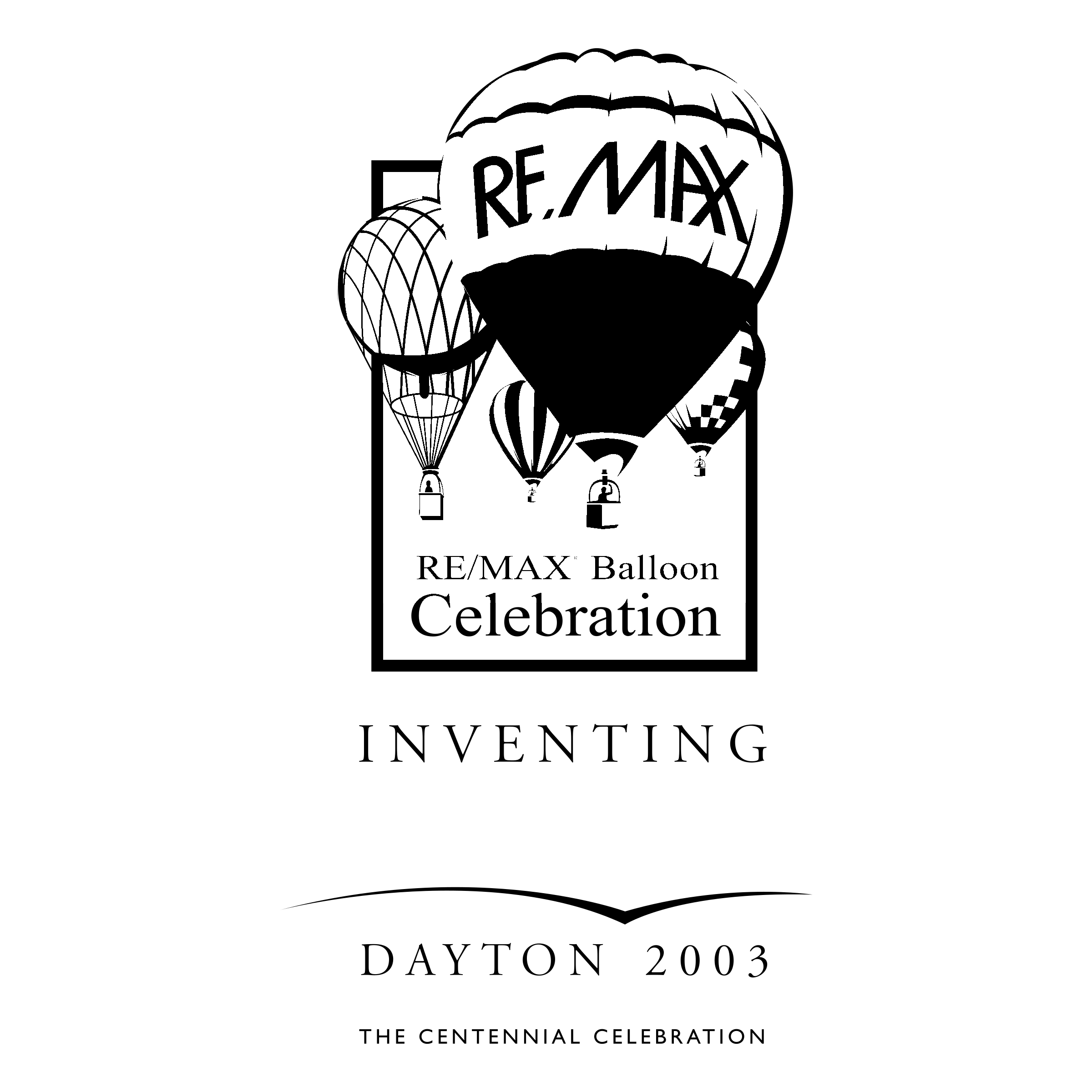 Inventing Flight Logo black and white