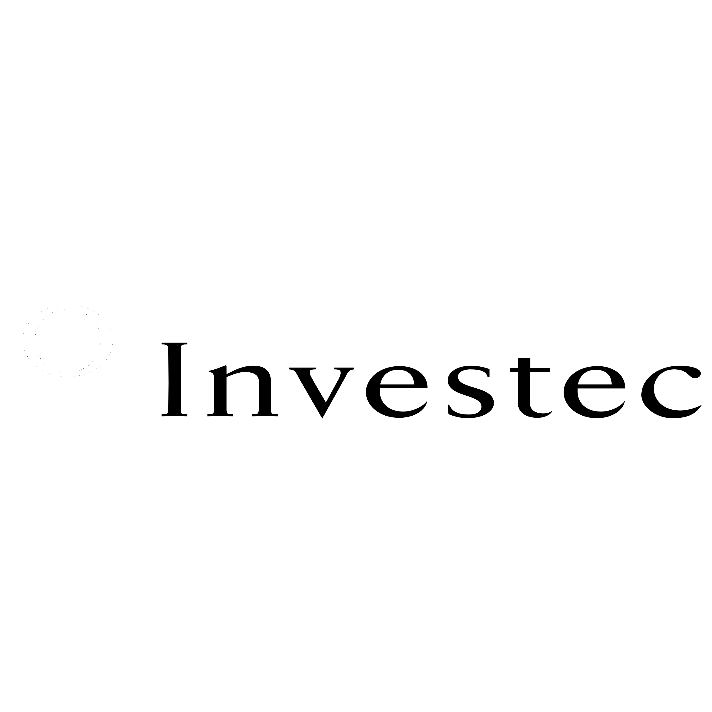 Investec Logo black and white