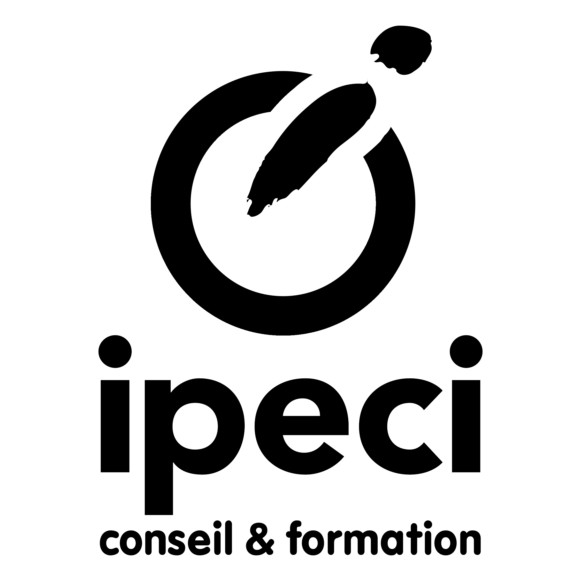 Ipeci Logo black and white