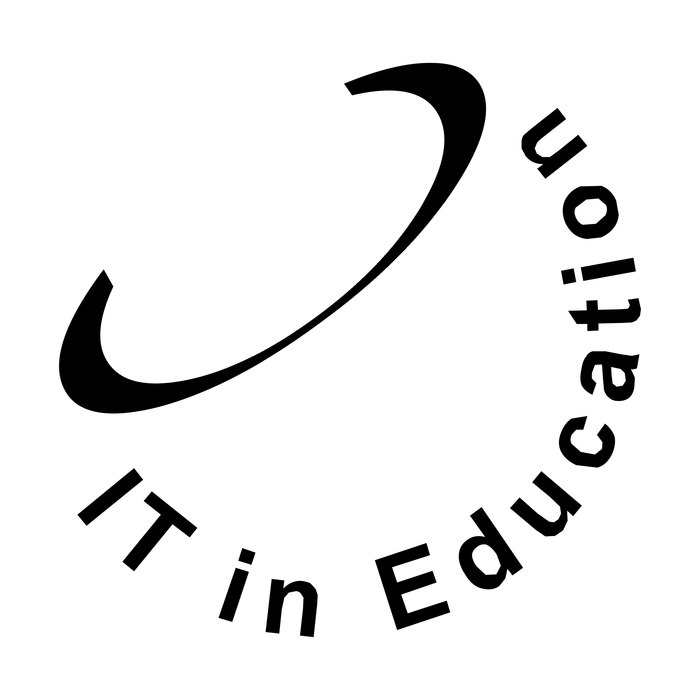 IT in Education Logo black and white