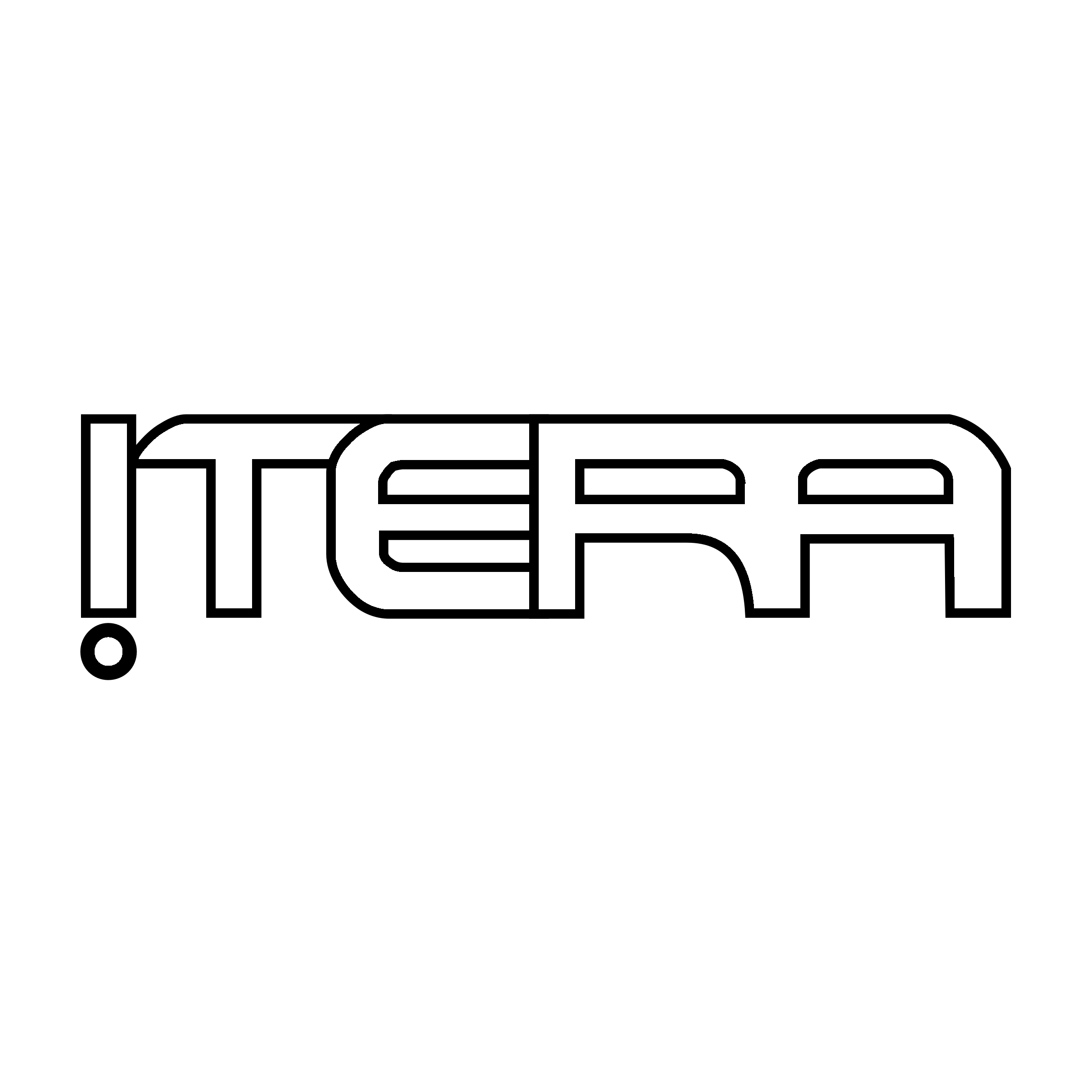 Itera Logo black and white